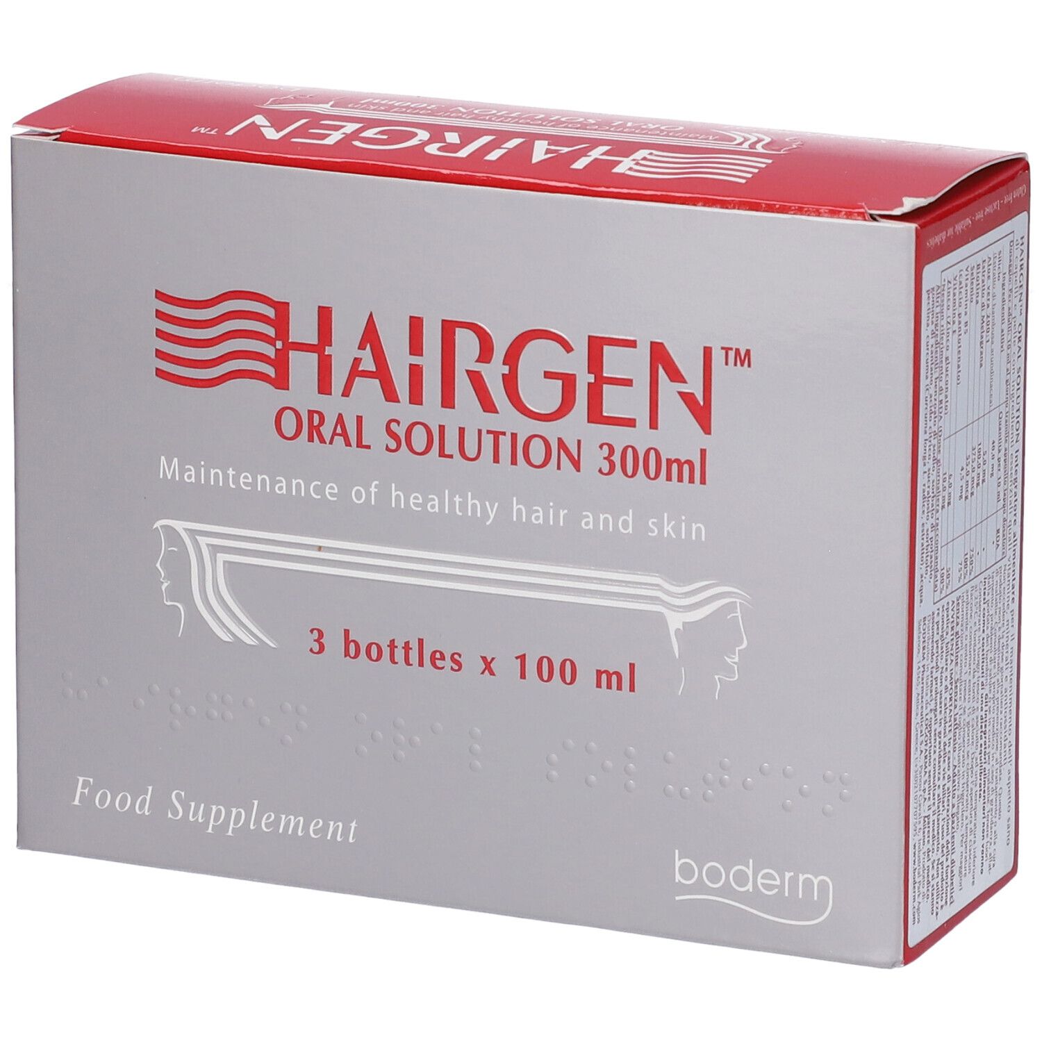 Hairgen Soluzione Orale 3 Boccette Da 100 Ml