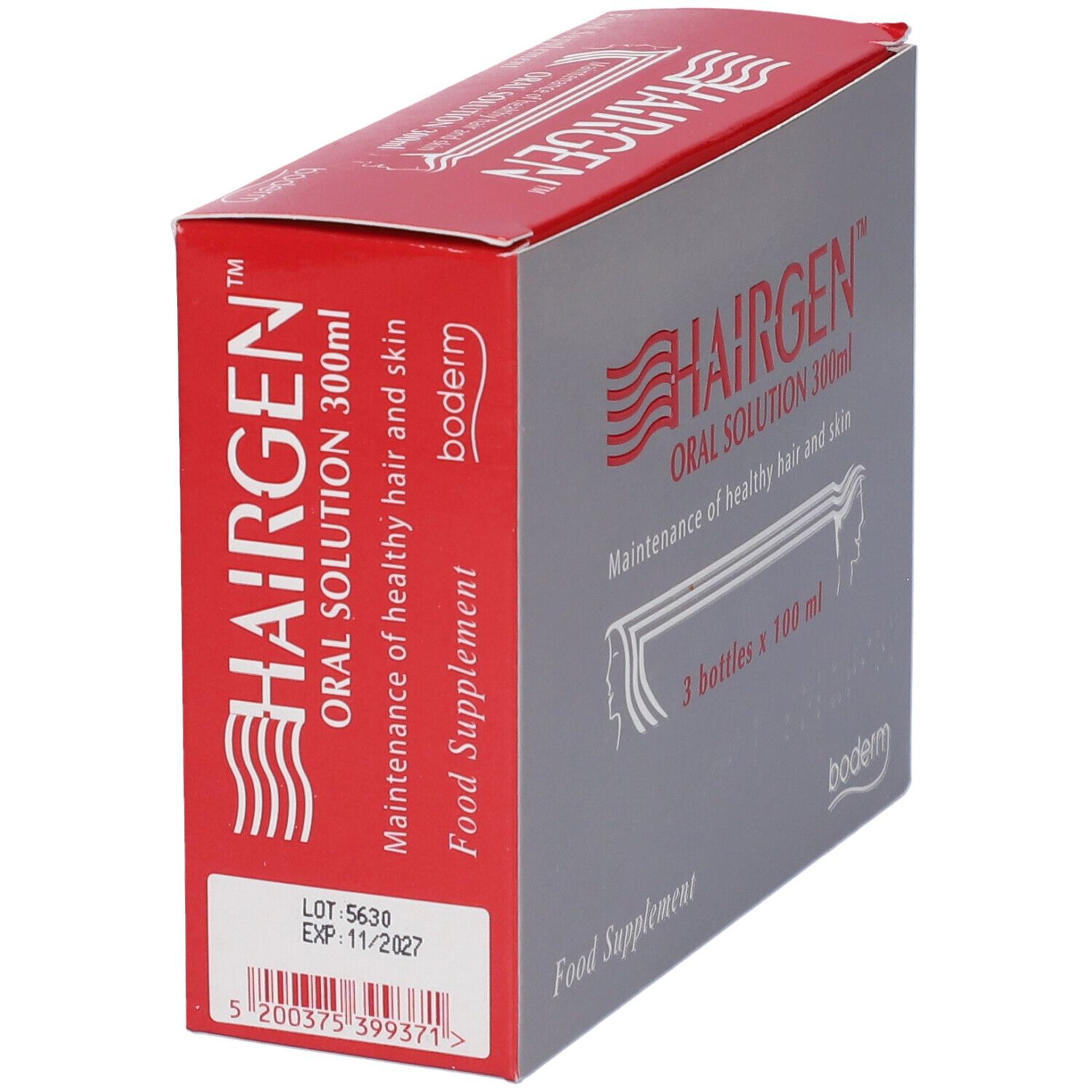 Hairgen Soluzione Orale 3 Boccette Da 100 Ml
