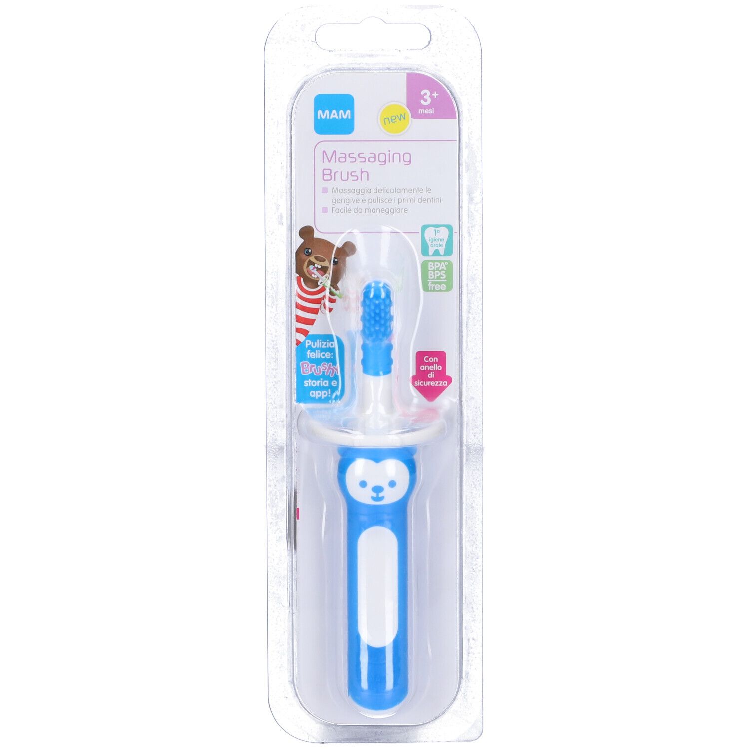 Mam Massaging Brush 5+ Maschio