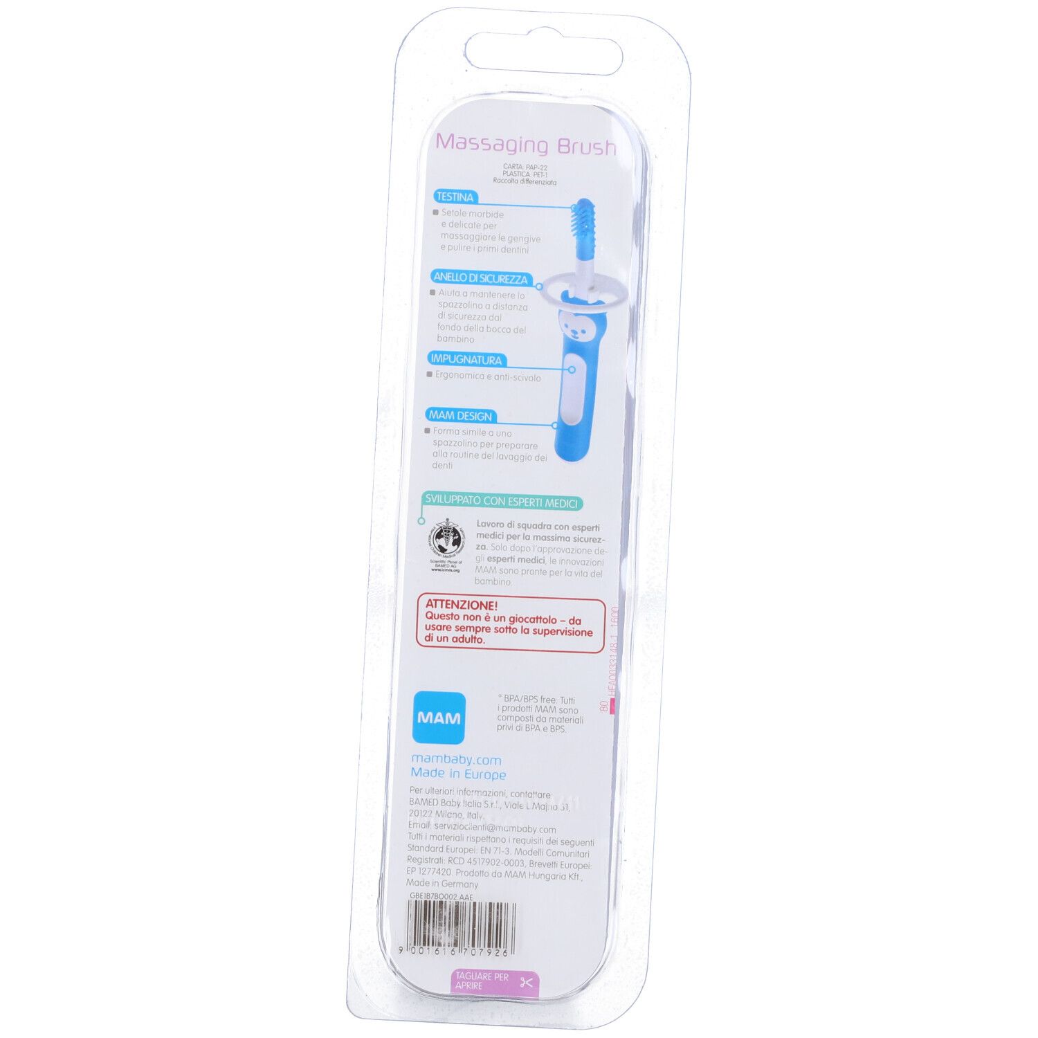 Mam Massaging Brush 5+ Femmina