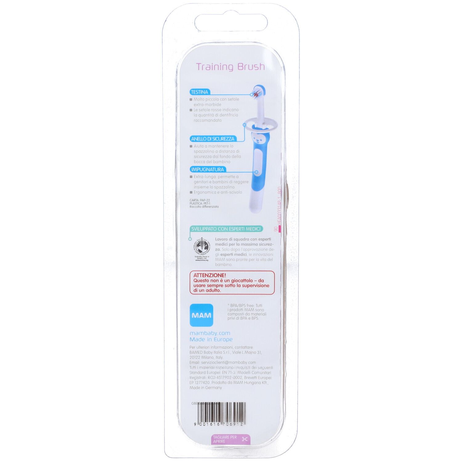 Mam Training Brush 5+ Neutro Spazzolino