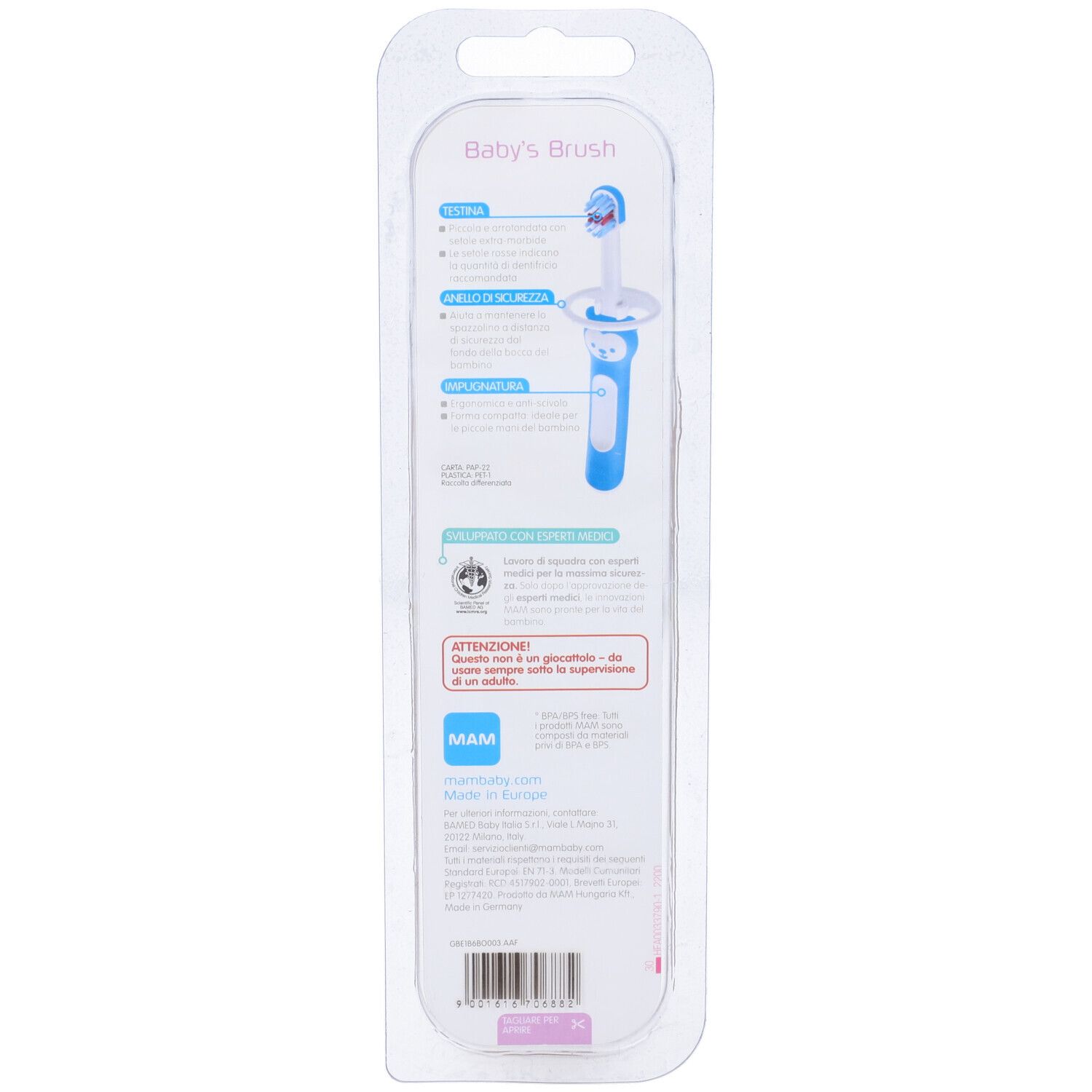 Mam Babys Brush 6+ Neutro Spazzolino