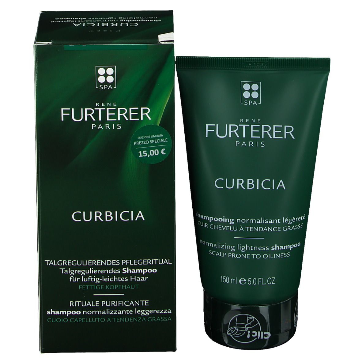 RENE FURTERER CURBICIA Shampoo Normalizzante Leggerezza