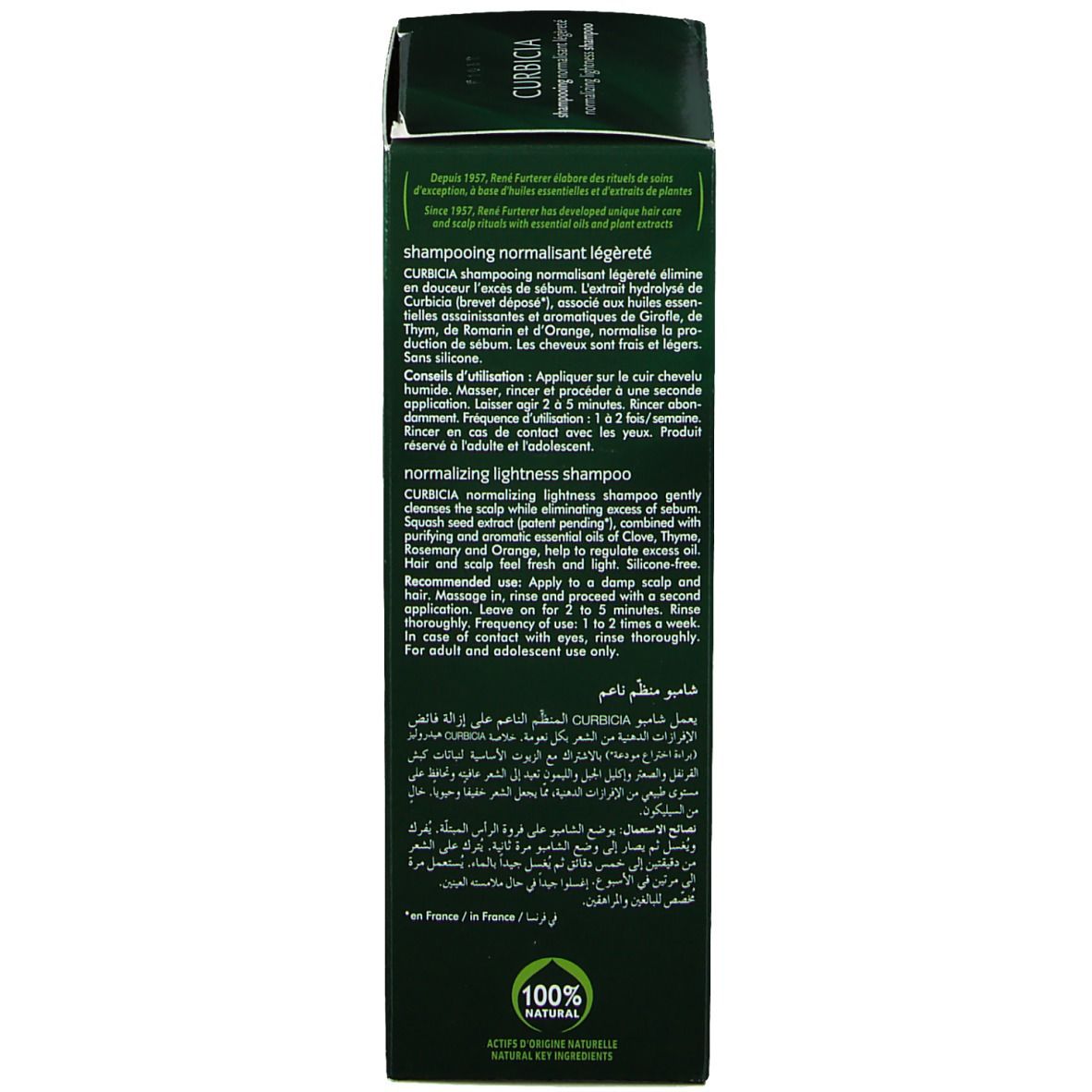 RENE FURTERER CURBICIA Shampoo Normalizzante Leggerezza