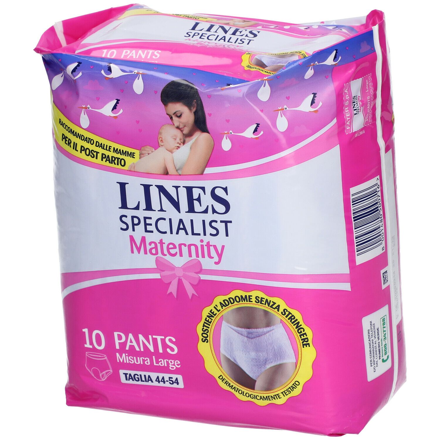 Lines Specialist Pants Maternity Post Parto Large 1 pz