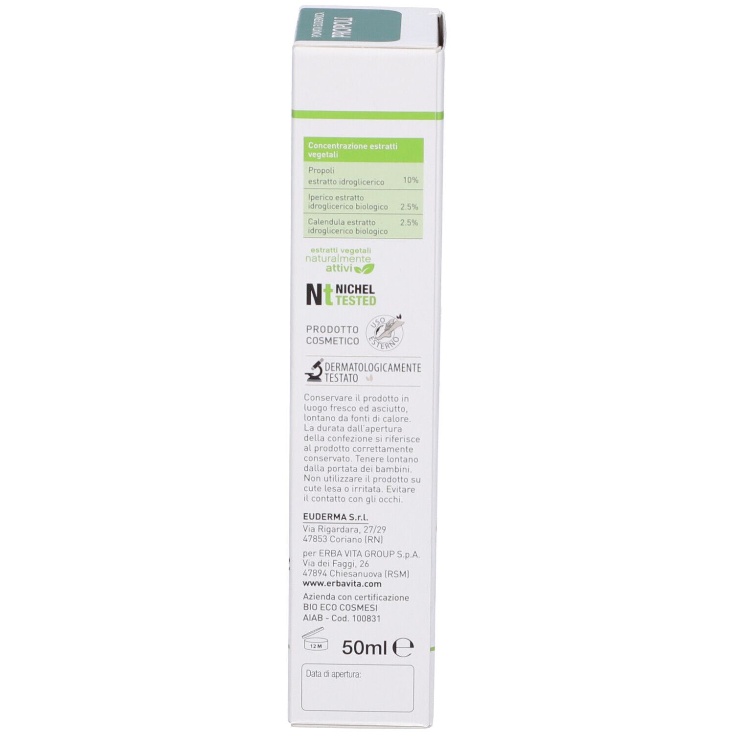 Pomata Eudermica Propoli 50 Ml