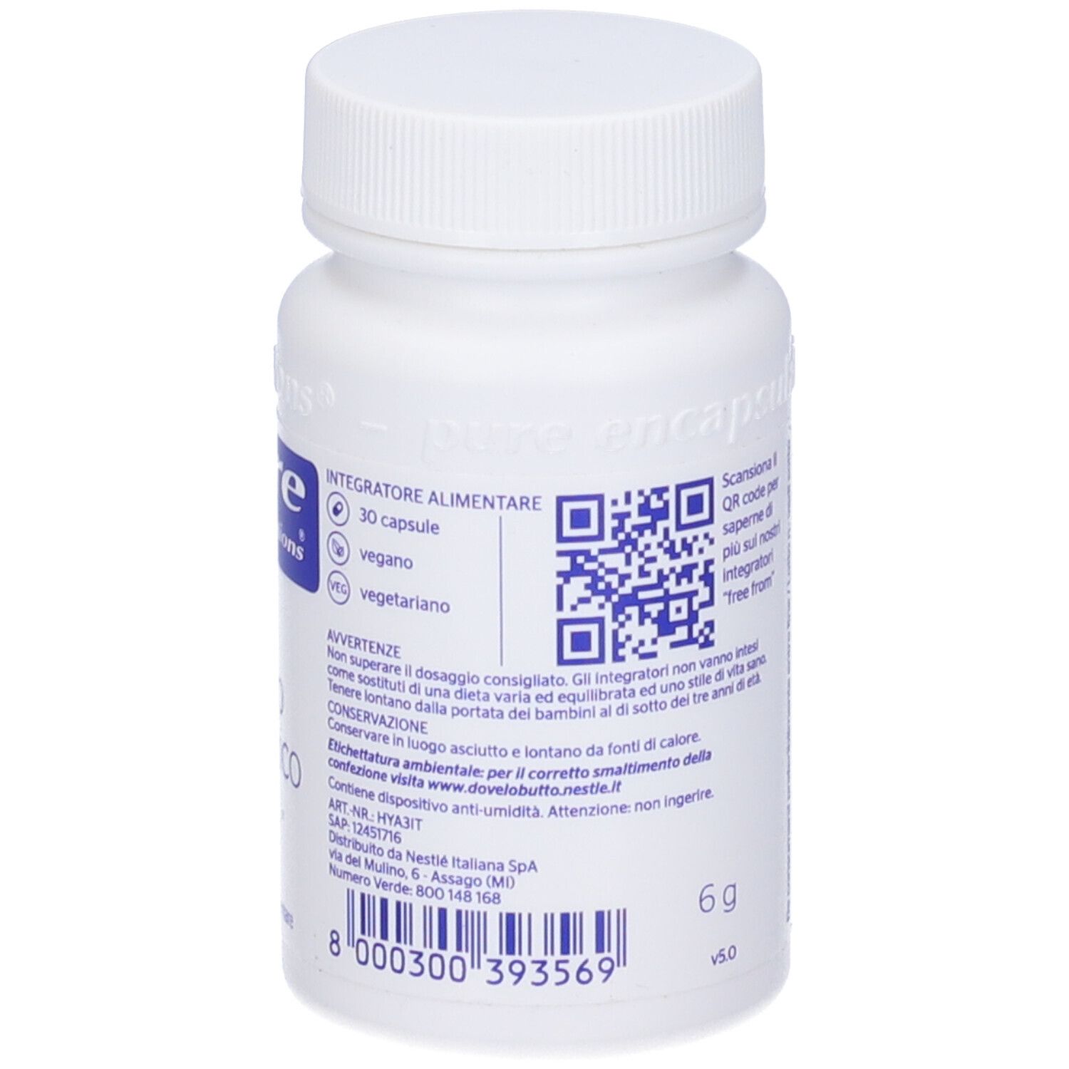 Pure Encapsulations Acido Ialuronico Capsule