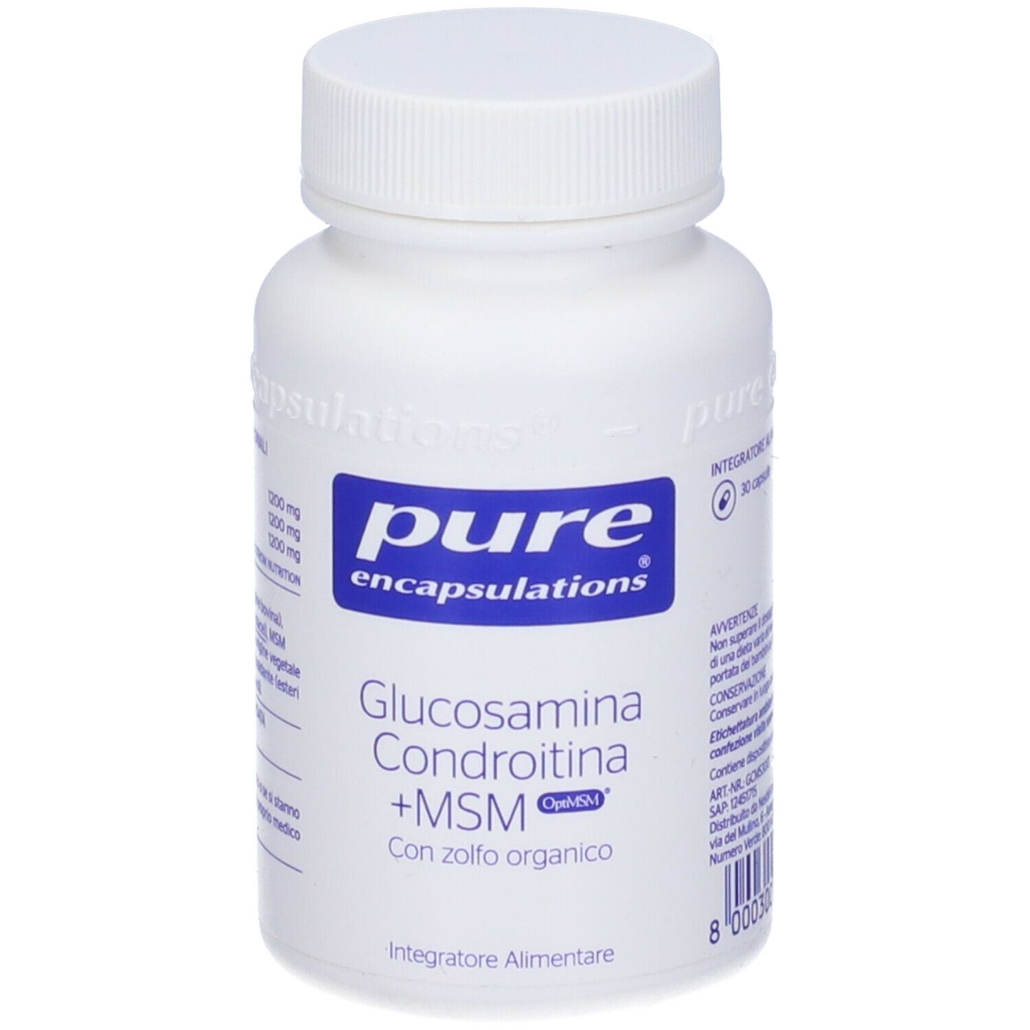 Pure Encapsulations Glucosamina Condroitina + Msm 30 Capsule