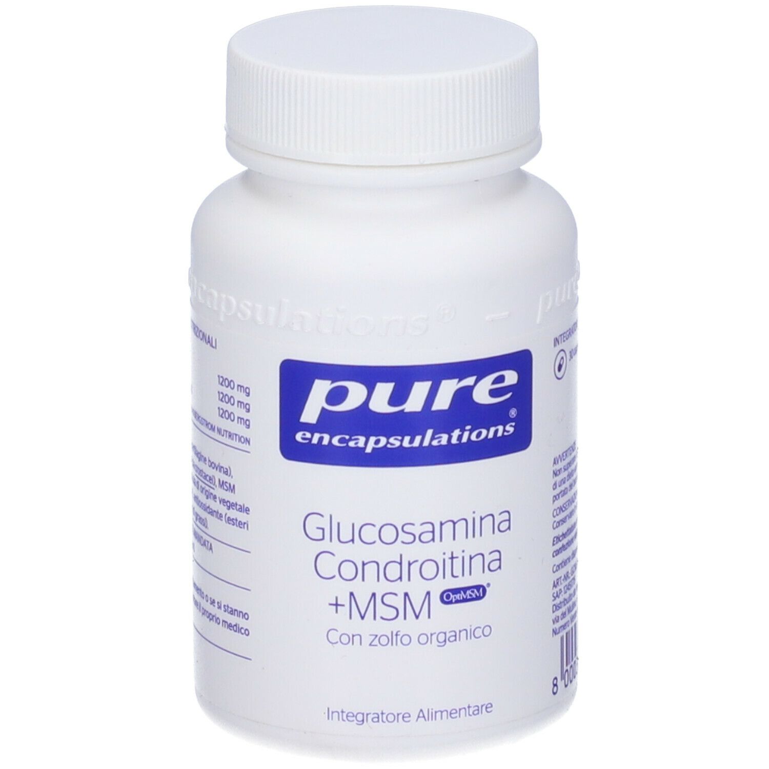 Pure Encapsulations Glucosamina Condroitina + Msm 30 Capsule