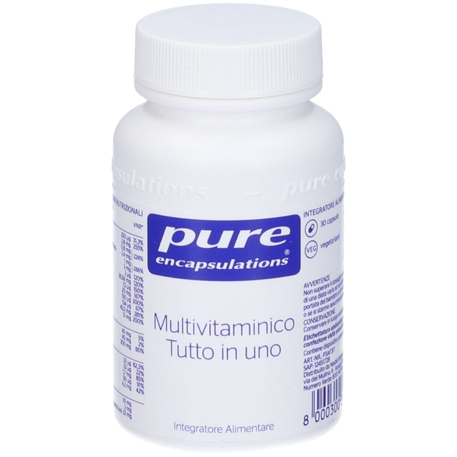 Pure Encapsulations Multivitaminico Tutto In Uno 30 Capsule