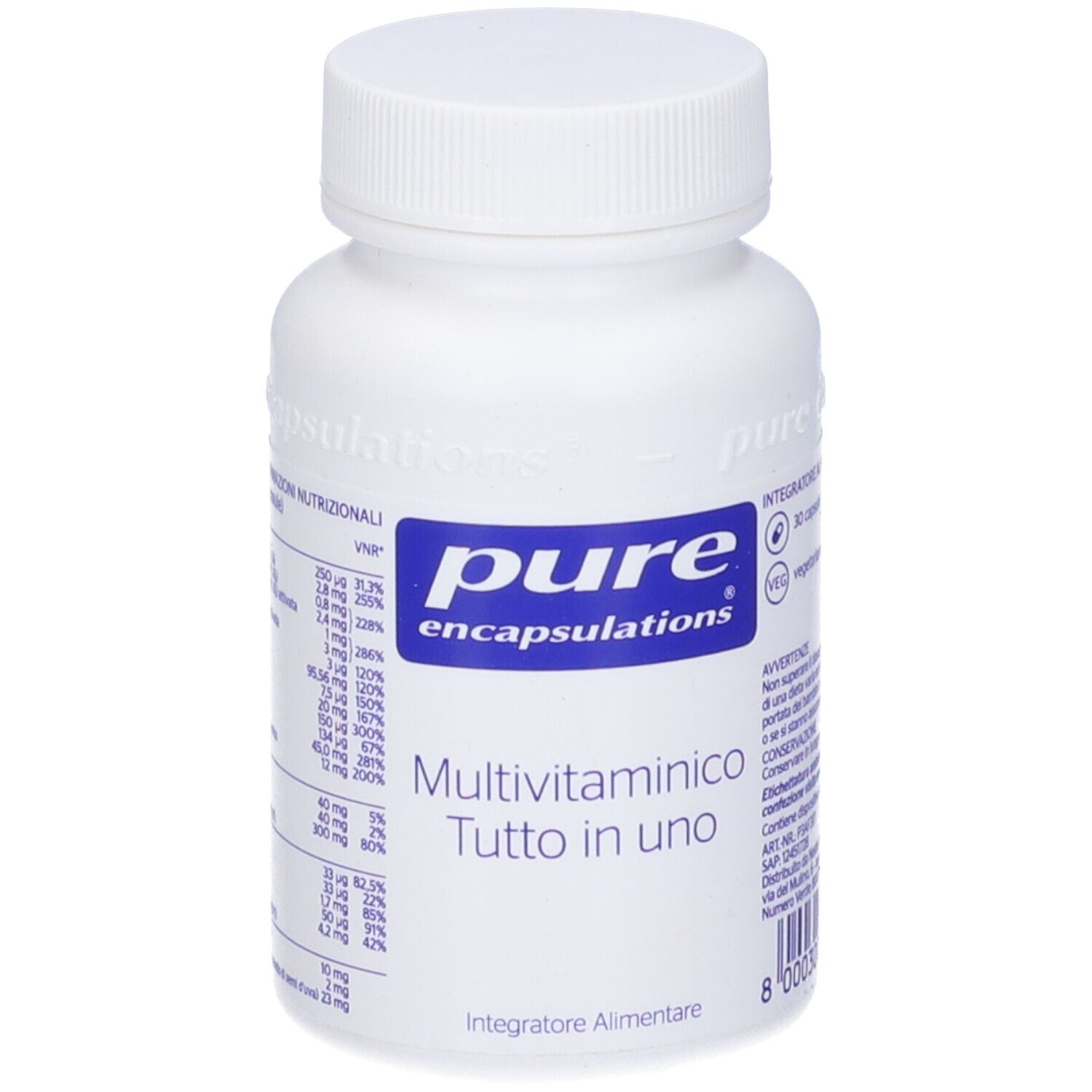 Pure Encapsulations Multivitaminico Tutto In Uno 30 Capsule