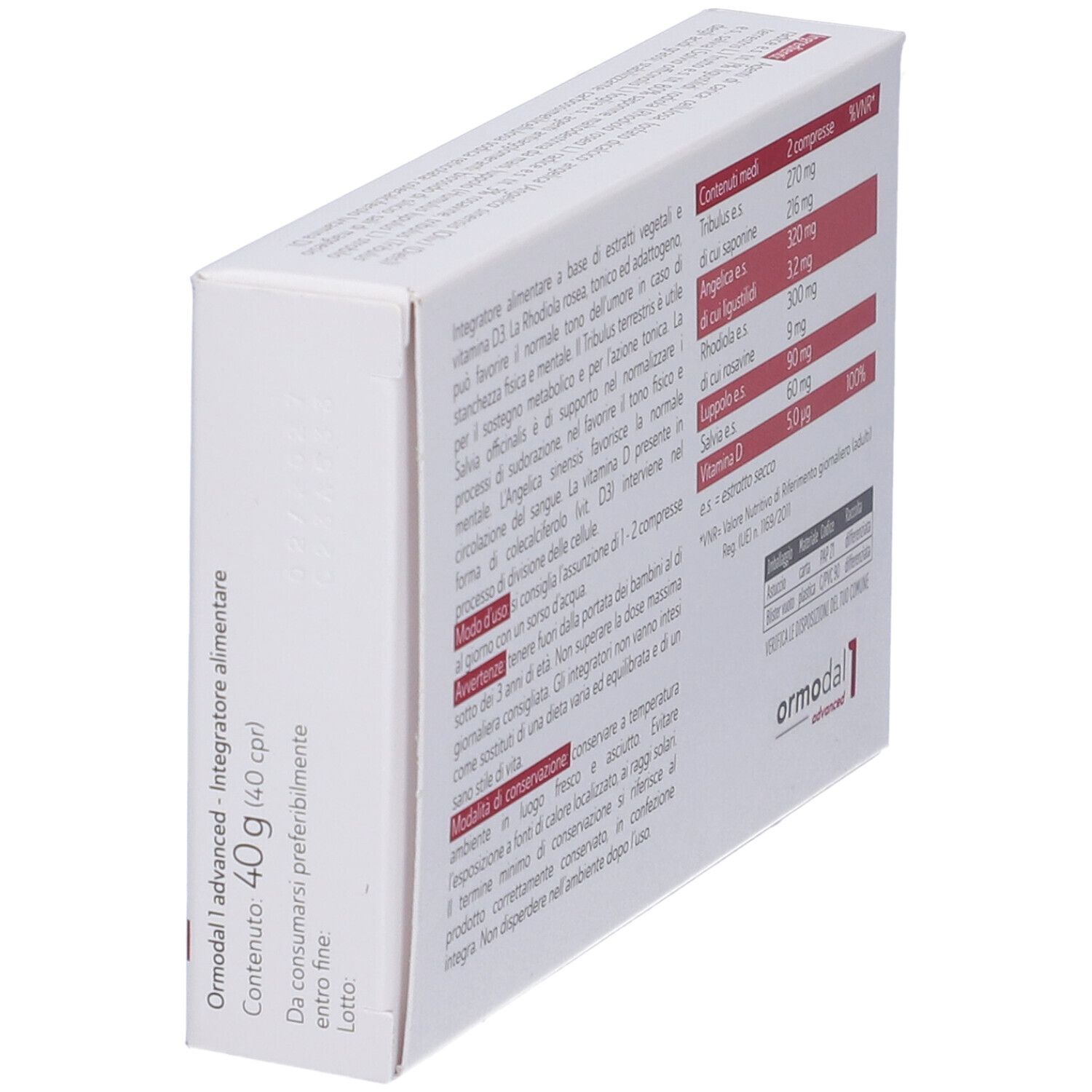 OrmoDAL 1 advanced