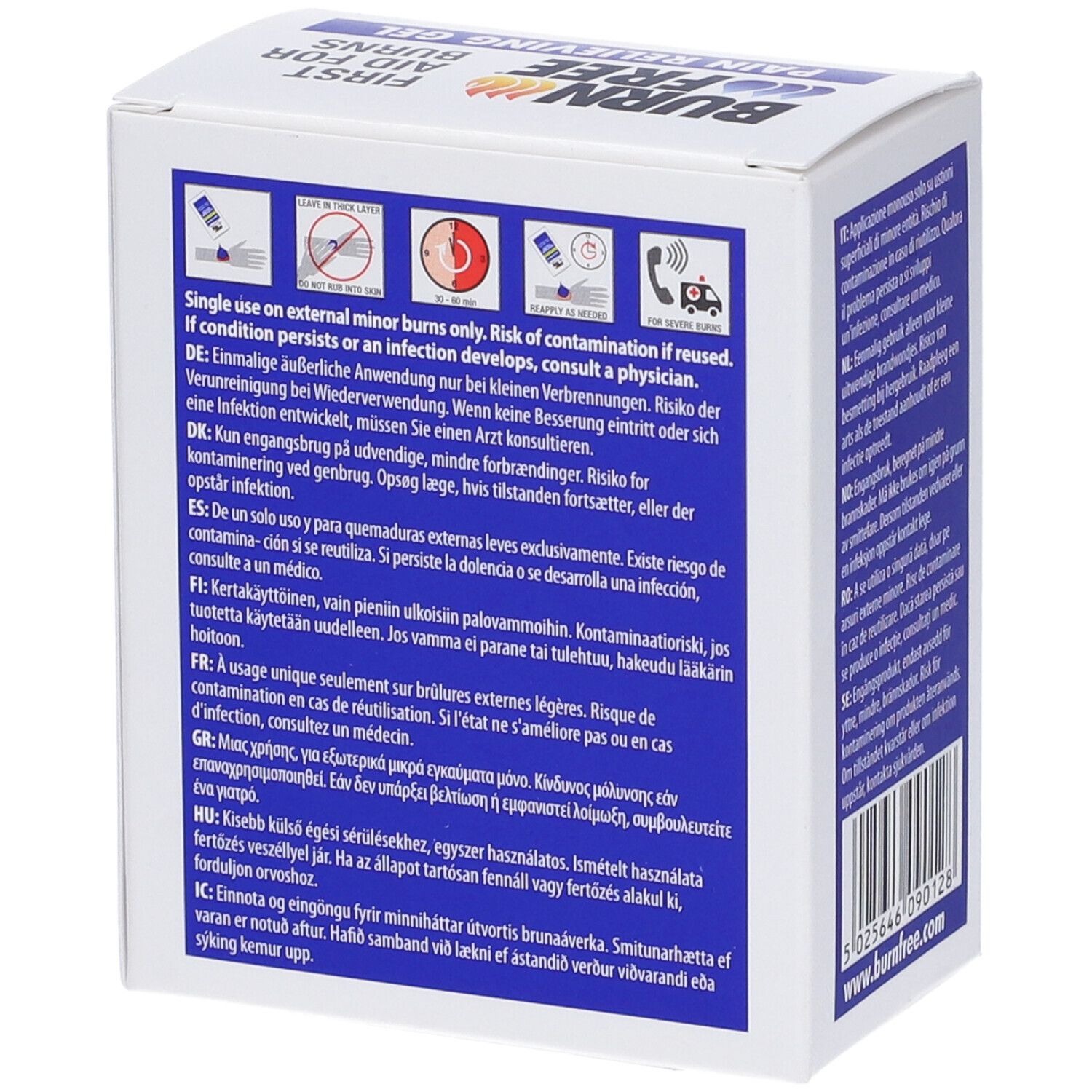 GIMA Bustina Gel Burn Free 3,5 Gr