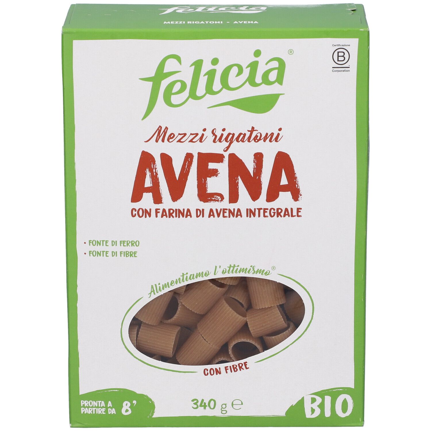 Felicia Mezzi Rigatoni Avena Bio