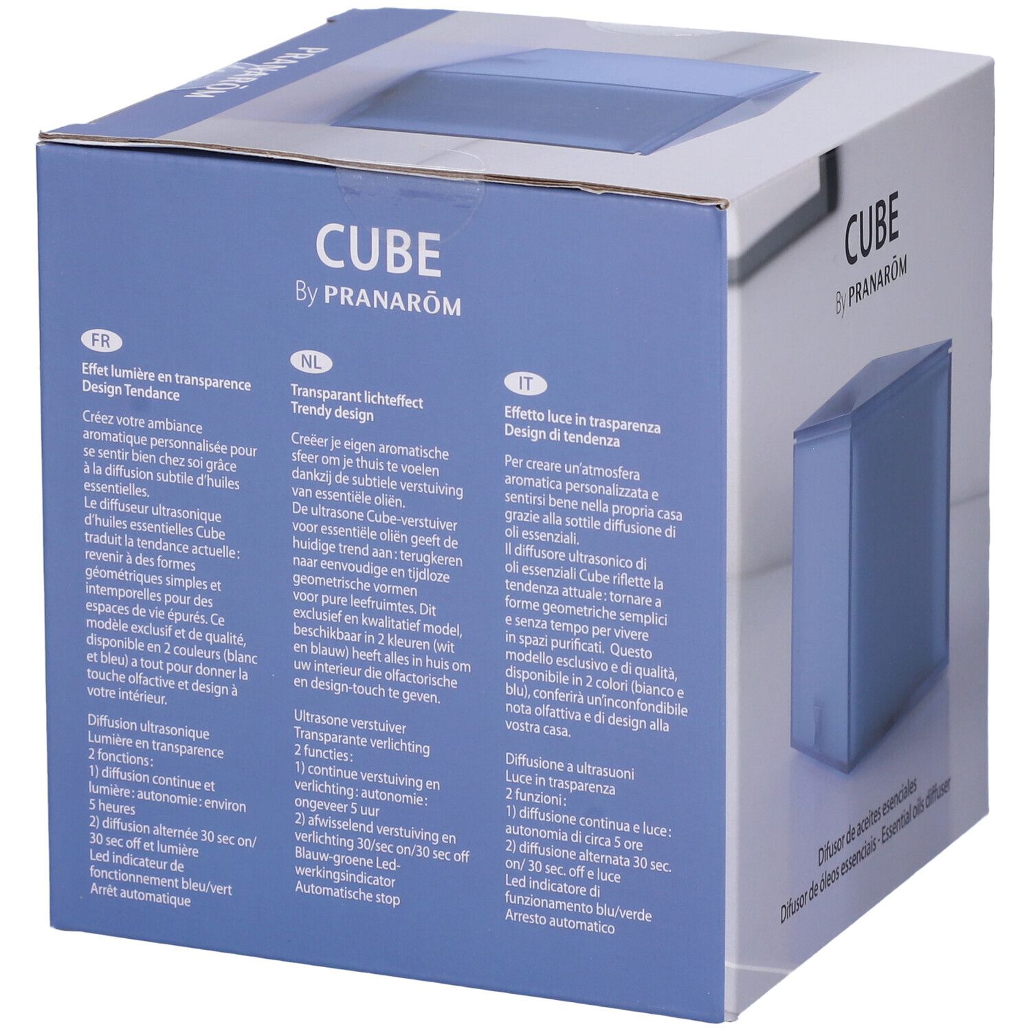 Pranarom Diffusore di Oli Essenziali Cube
