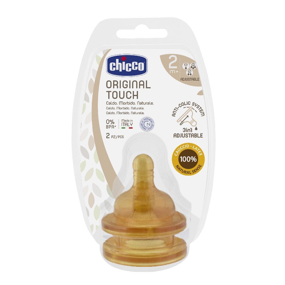 Chicco Tettarella Original Touch Caucciù Set da 2