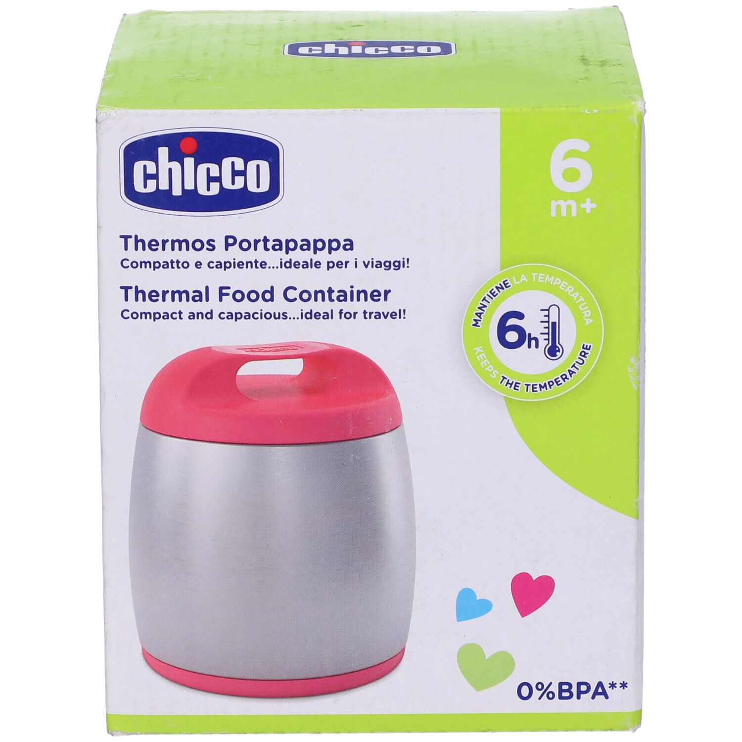 Chicco Thermos Porta Pappa Rosa