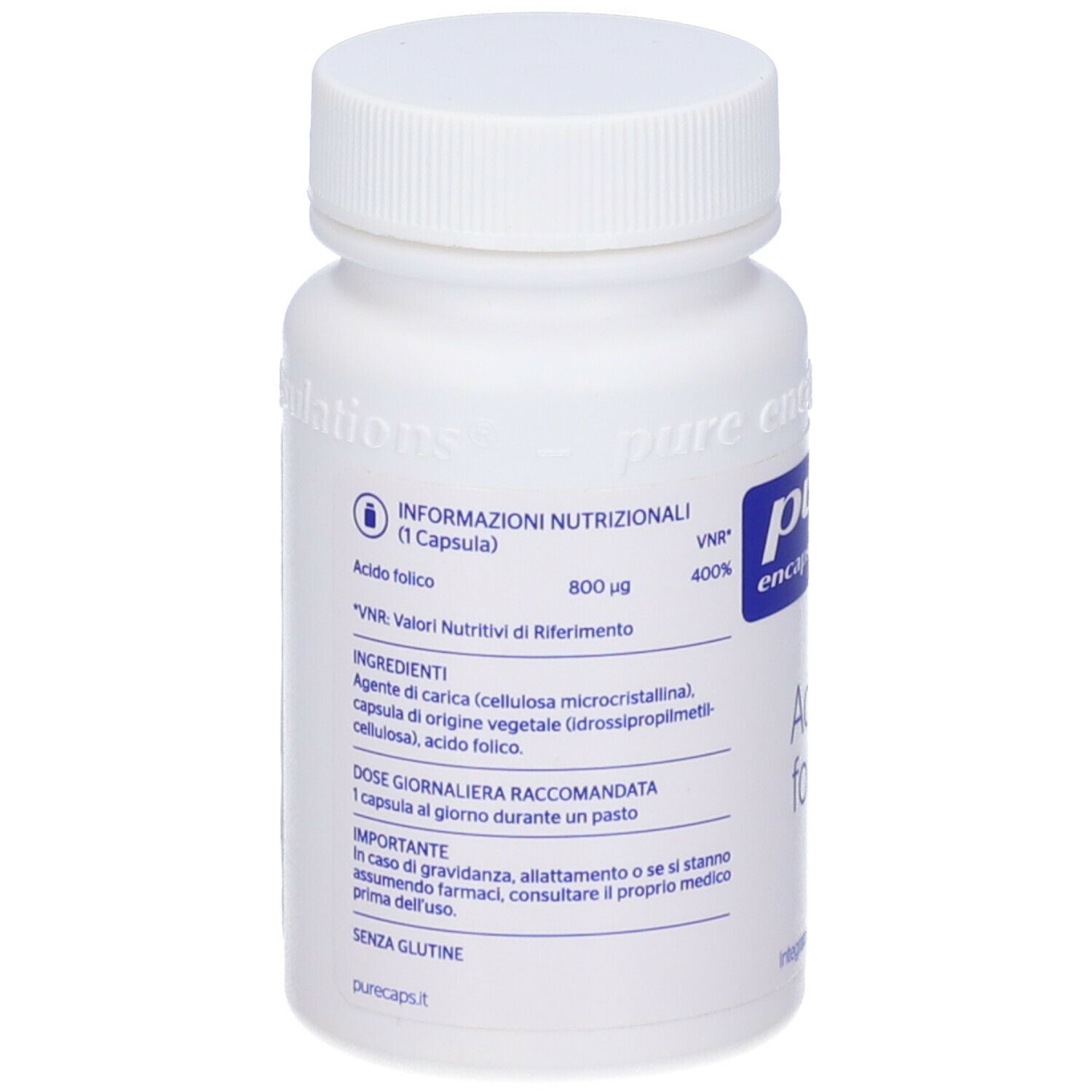 Pure Encapsulations Acido Folico 30 Capsule