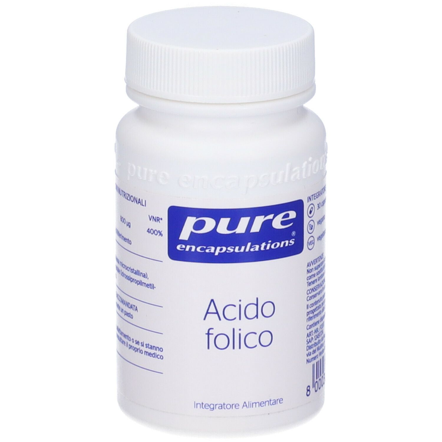 Pure Encapsulations Acido Folico 30 Capsule