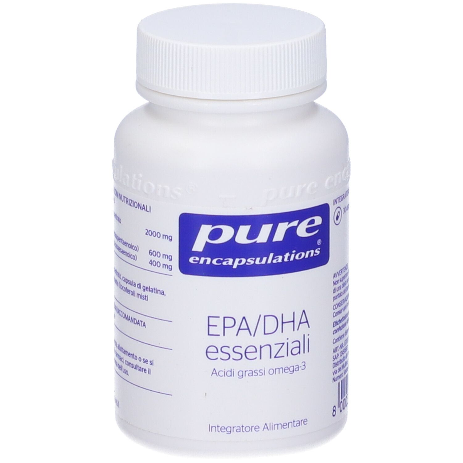 Pure Encapsulations Epa/Dha Essenziali 30 Capsule