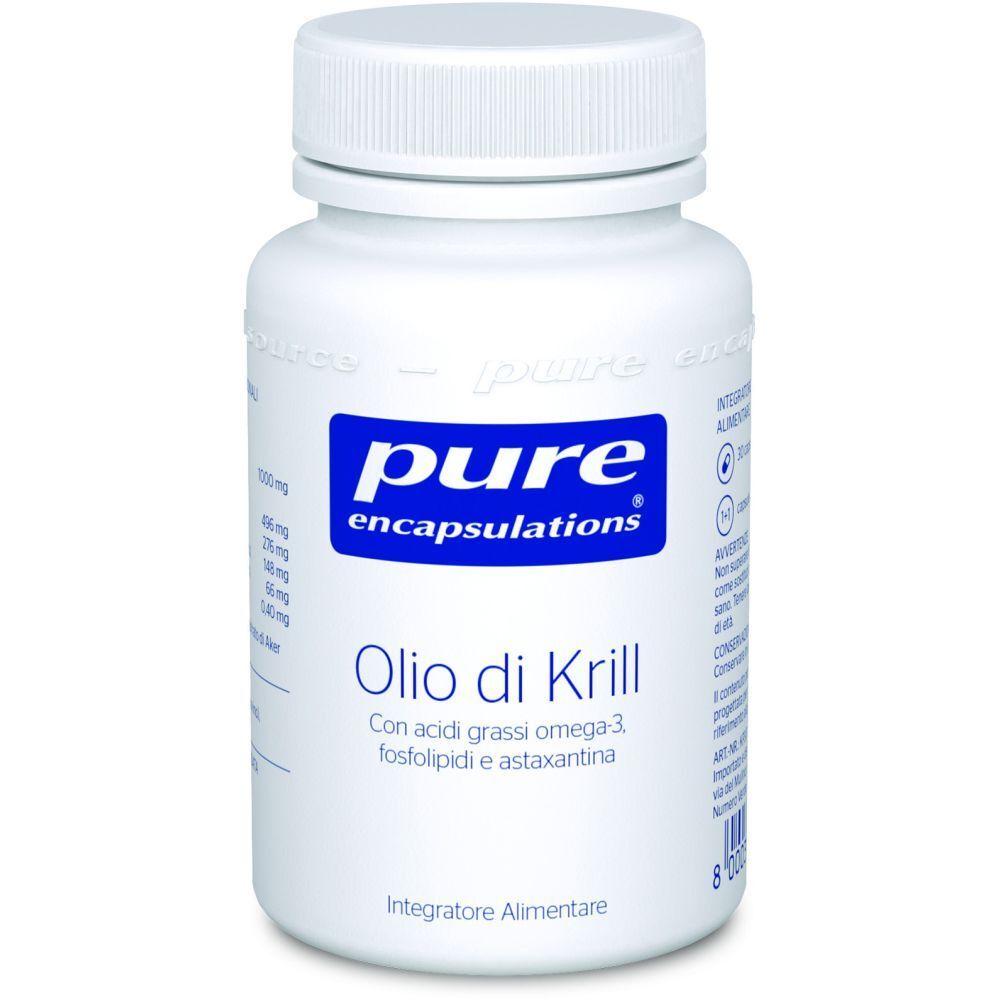 Pure Encapsulations Olio Di Krill 30 Capsule