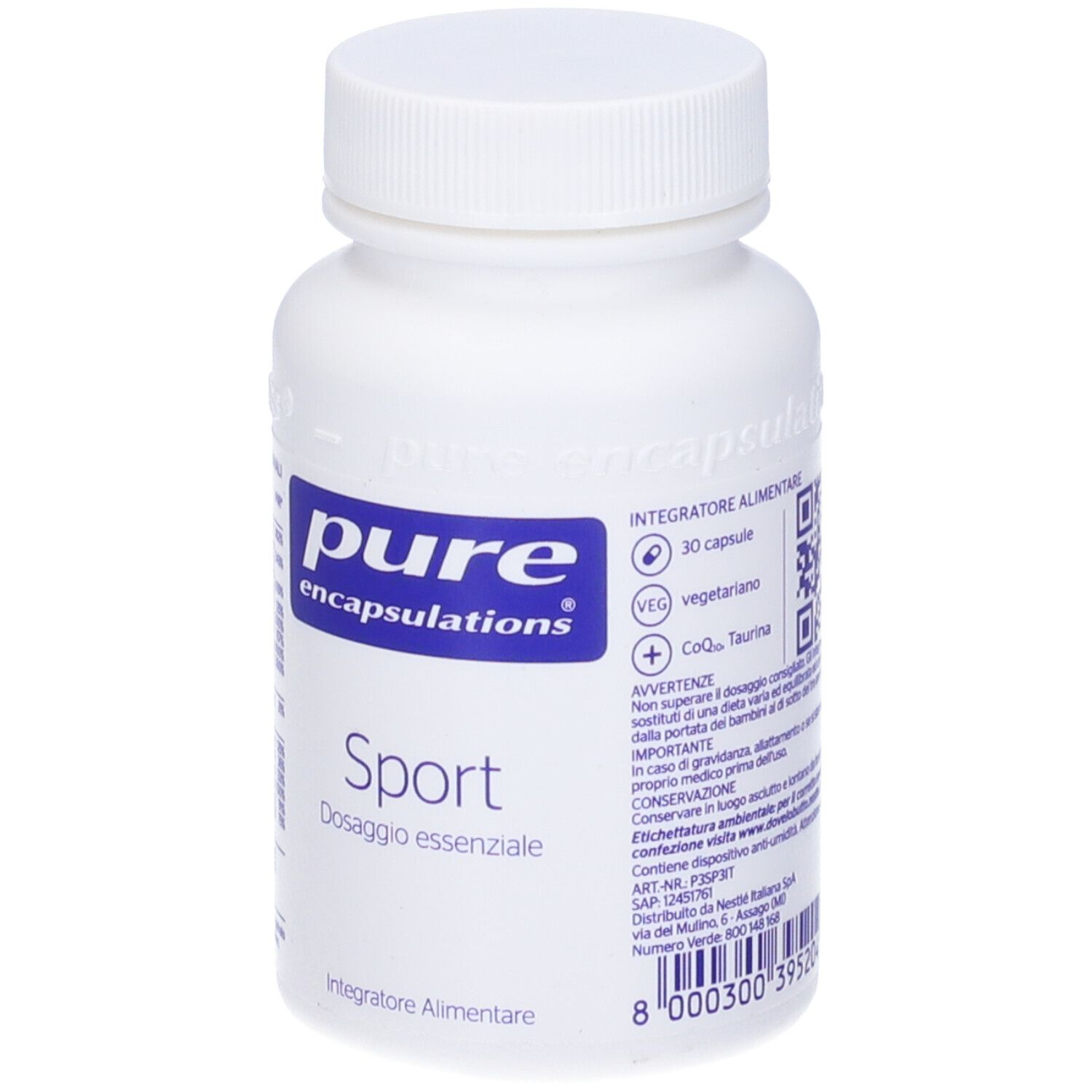 Pure Encapsulations Sport 30 Capsule