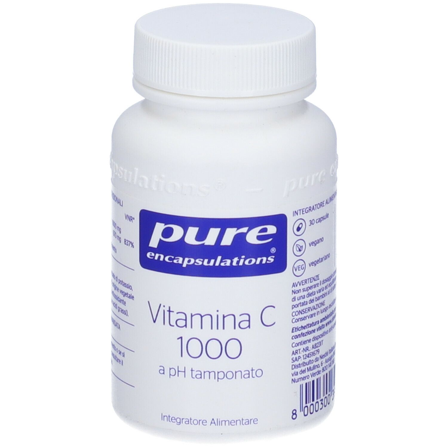 Pure Encapsulations Vitamina C 1000