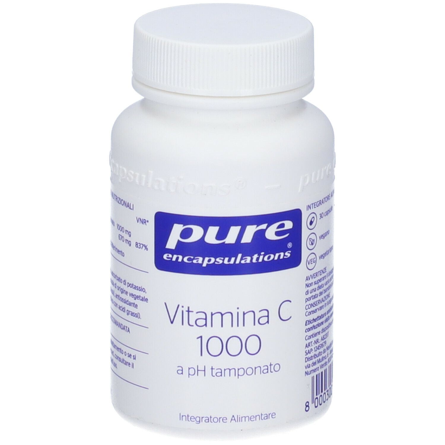 Pure Encapsulations Vitamina C 1000