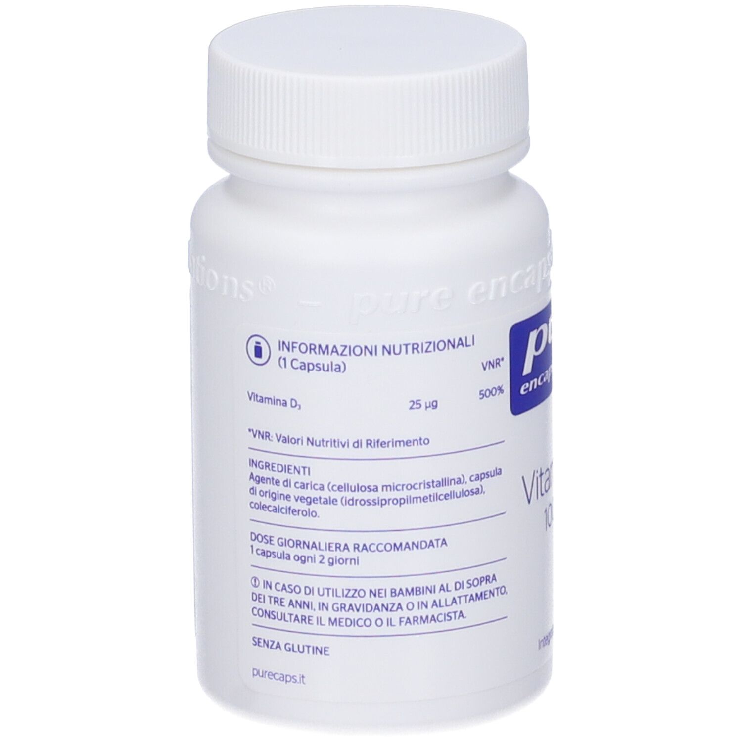 Pure Encapsulations Vitamina D3 1000 U.I. Capsule