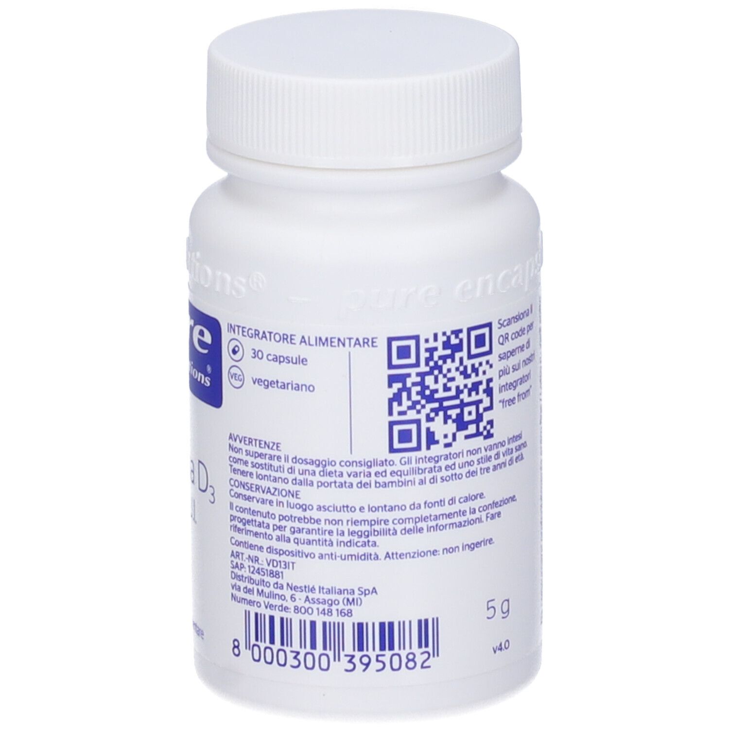 Pure Encapsulations Vitamina D3 1000 U.I. Capsule