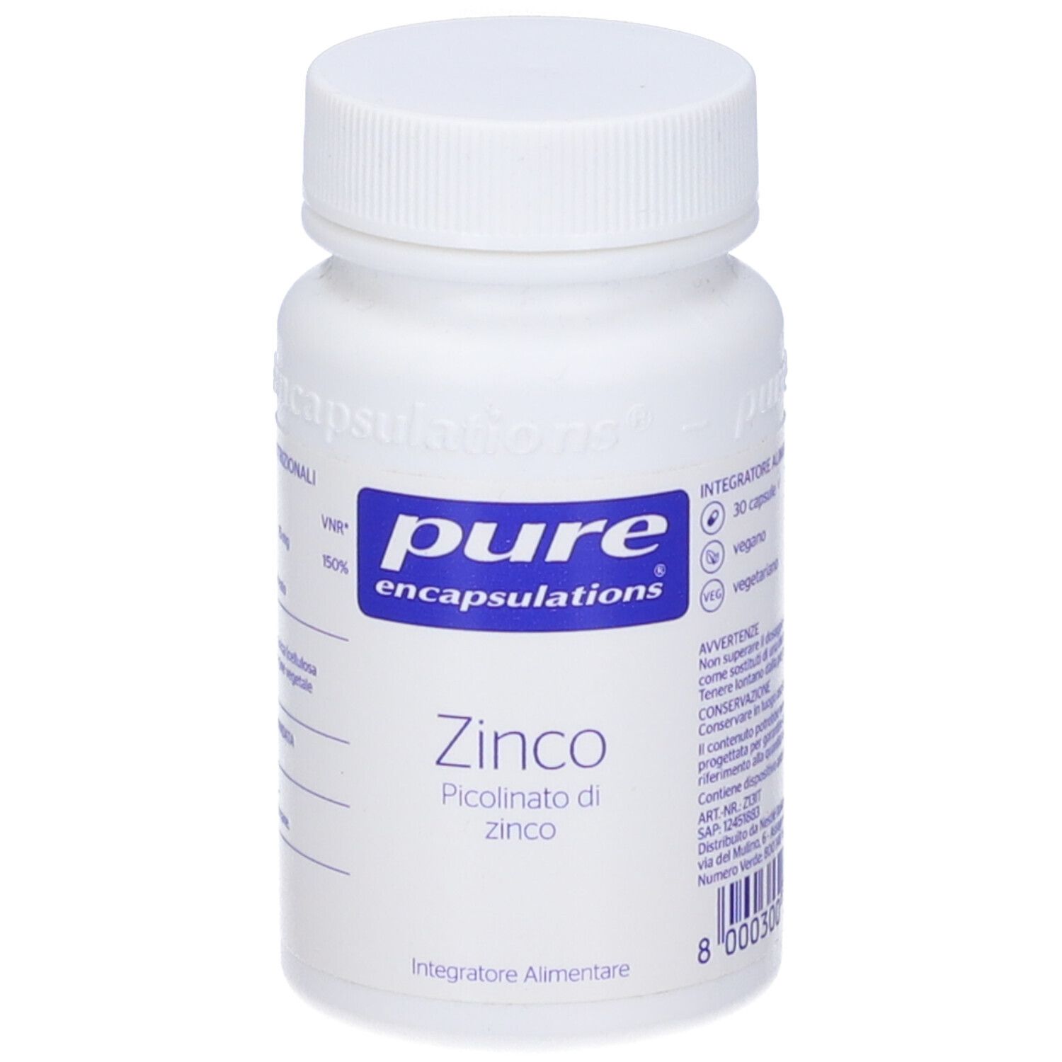 Pure Encapsulations Zinco 30 Capsule