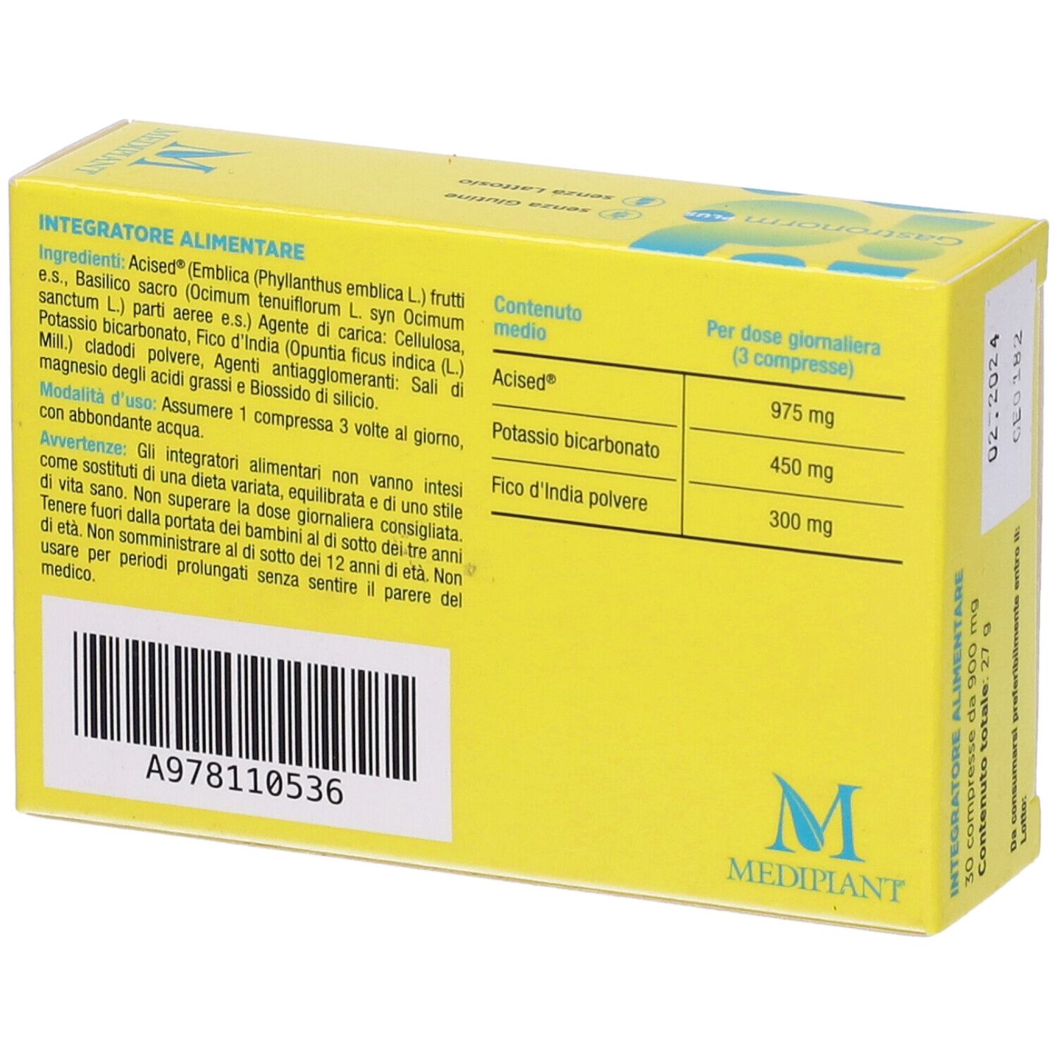 Gastronorm Plus 30 Compresse