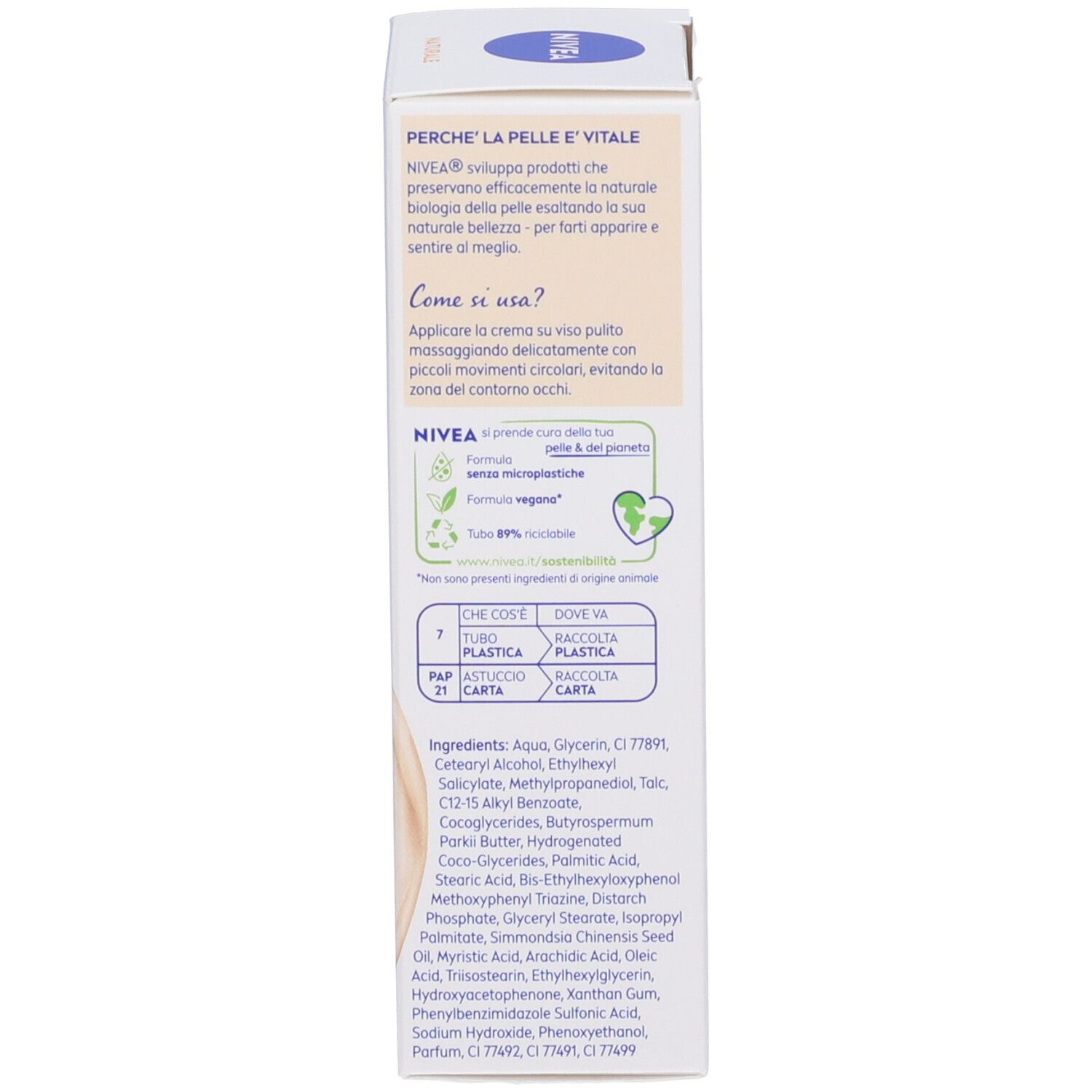 Nivea 5 in 1 BB Cream Super Idratante 24H No Stop Naturale 50 ml, Crema viso colorata con SPF15