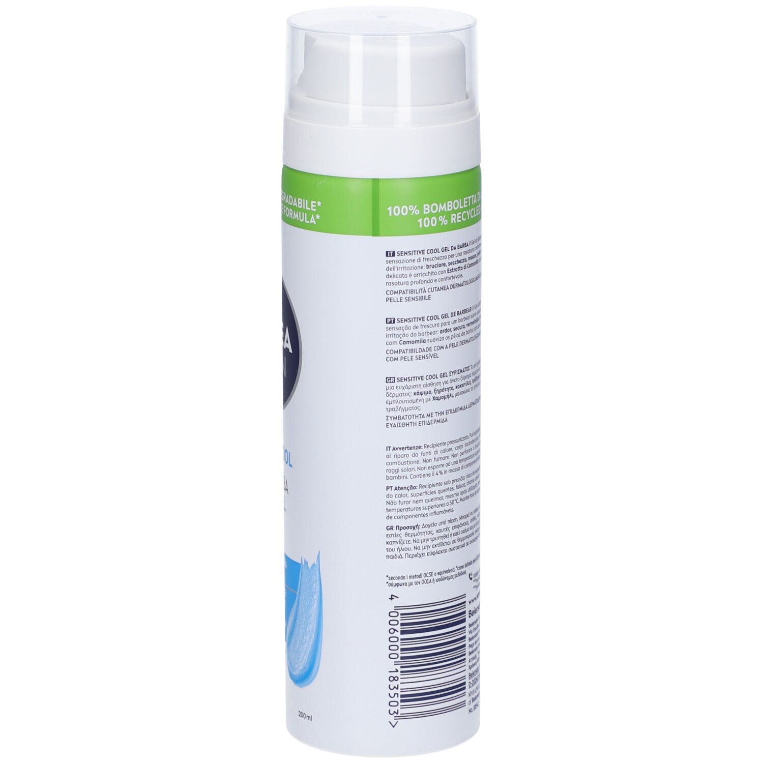 Nivea Men Sensitive Cool Gel Da Barba