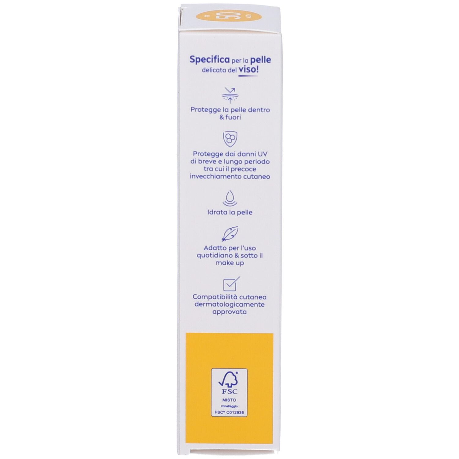 Nivea Sun UV Viso Anti-Età FP50 50 ml, Crema solare viso antirughe e antimacchie con Coenzima Q10