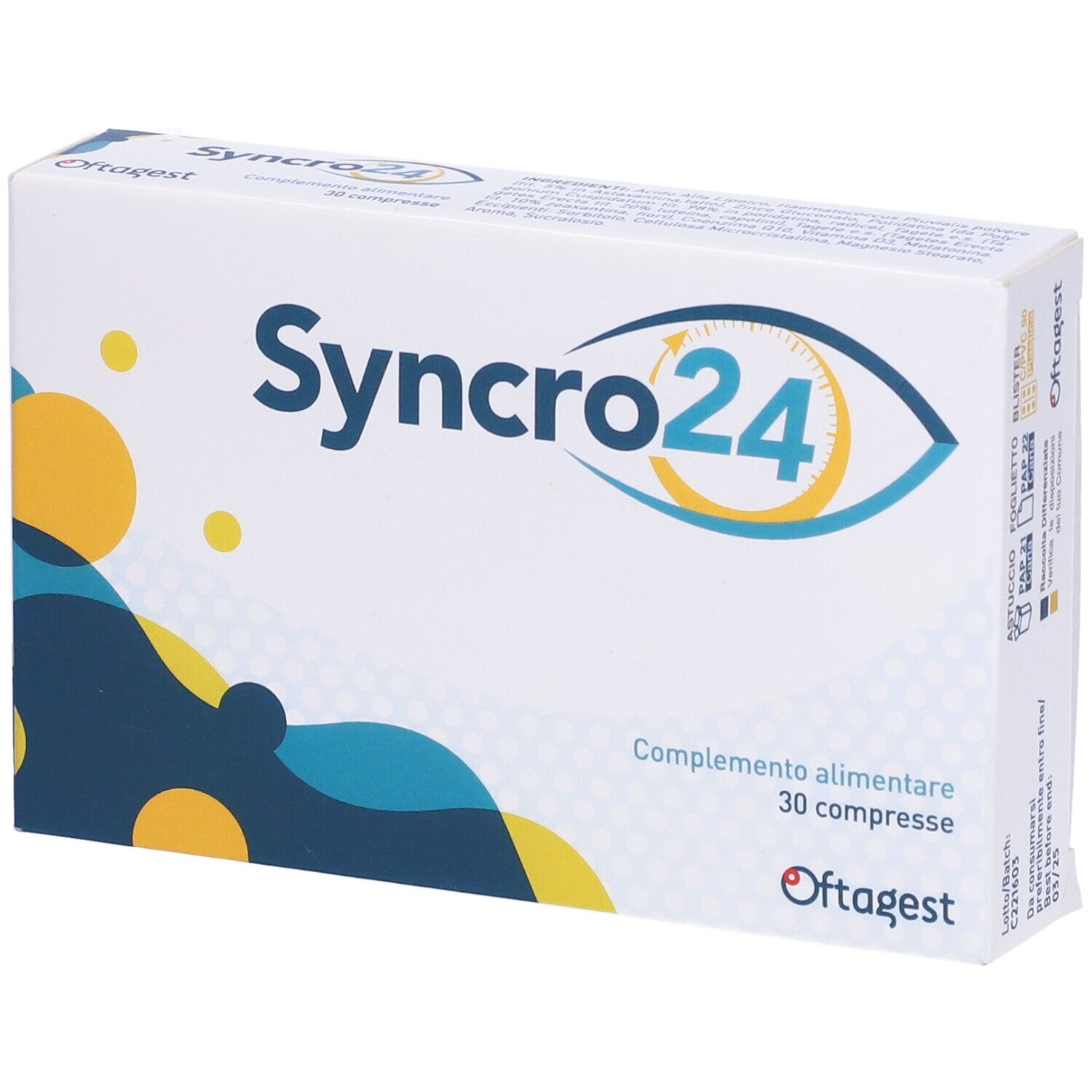 Syncro24 30 Compresse Divisibili Bistrato