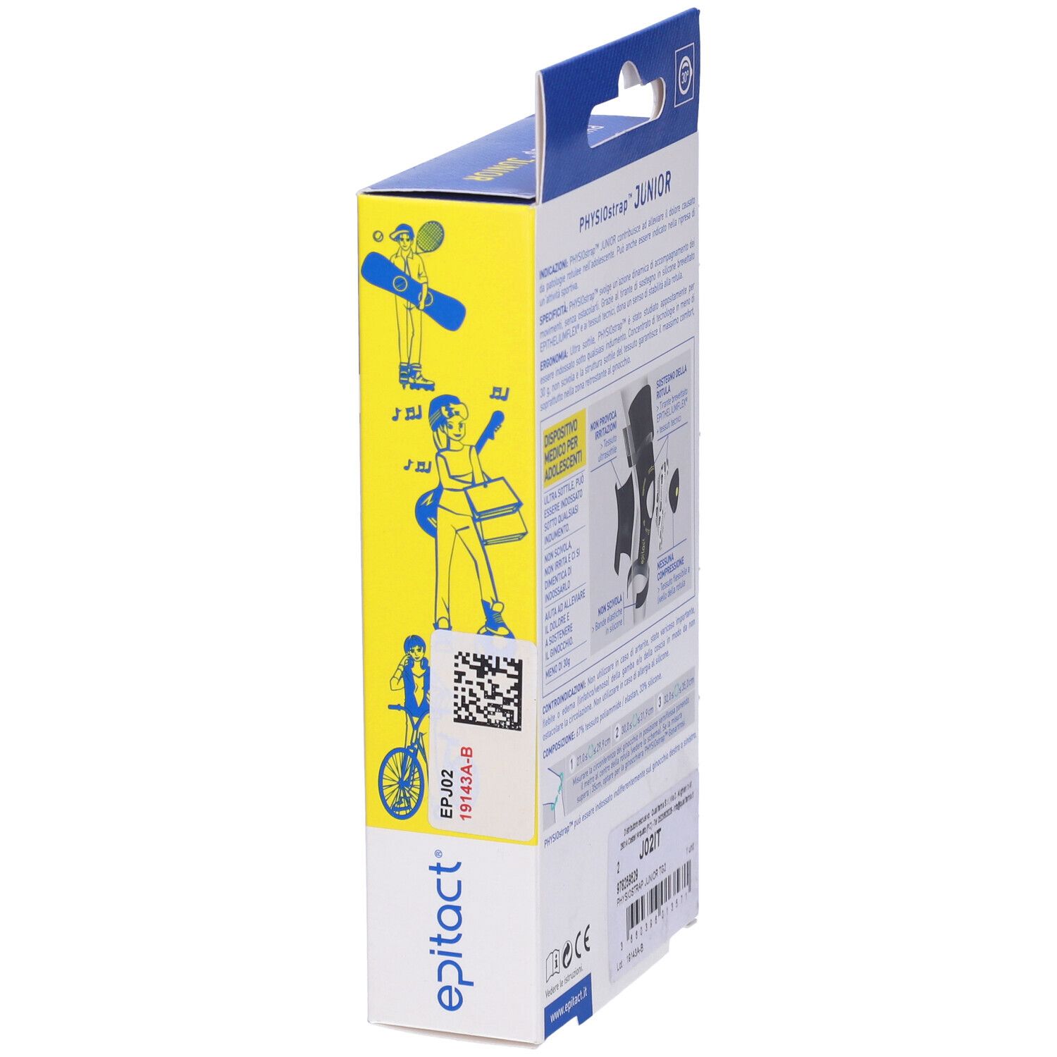 Epitact Ginocchiera Physiostrap Junior Taglia 2 (30-31,9 cm)