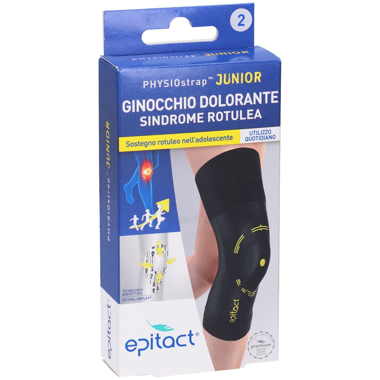 Epitact Ginocchiera Physiostrap Junior Taglia 2 (30-31,9 cm)