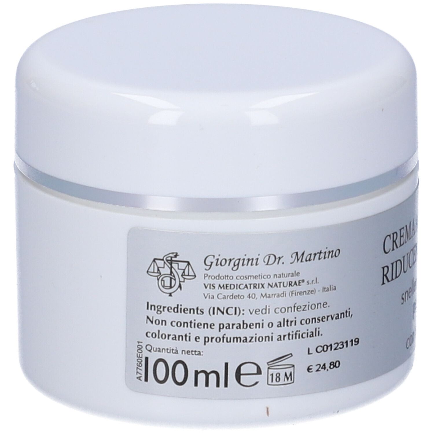 Crema Anticellulite Riduc Adiposita' Con Rugiada 100 Ml