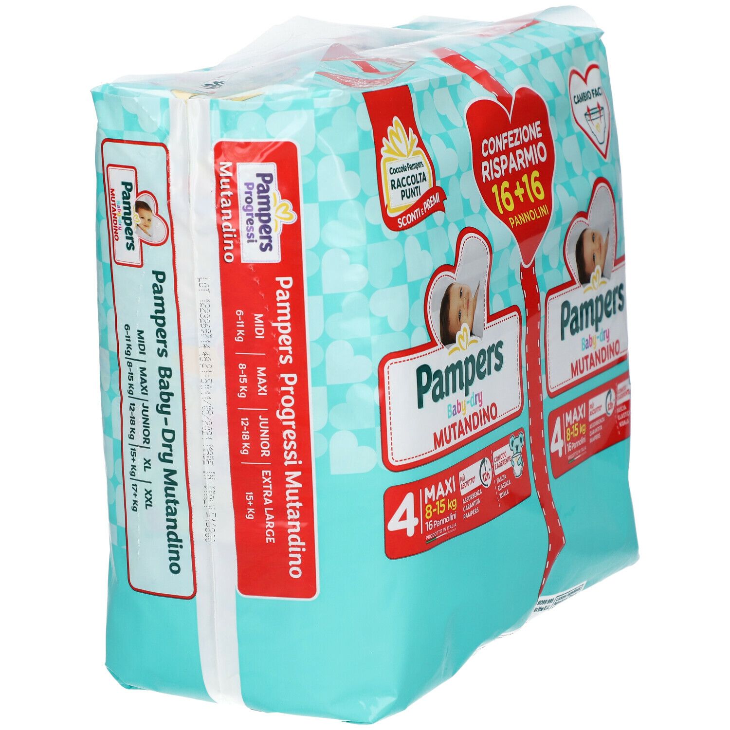 Pampers Baby-dry Mutandino 4 (8-15 Kg)