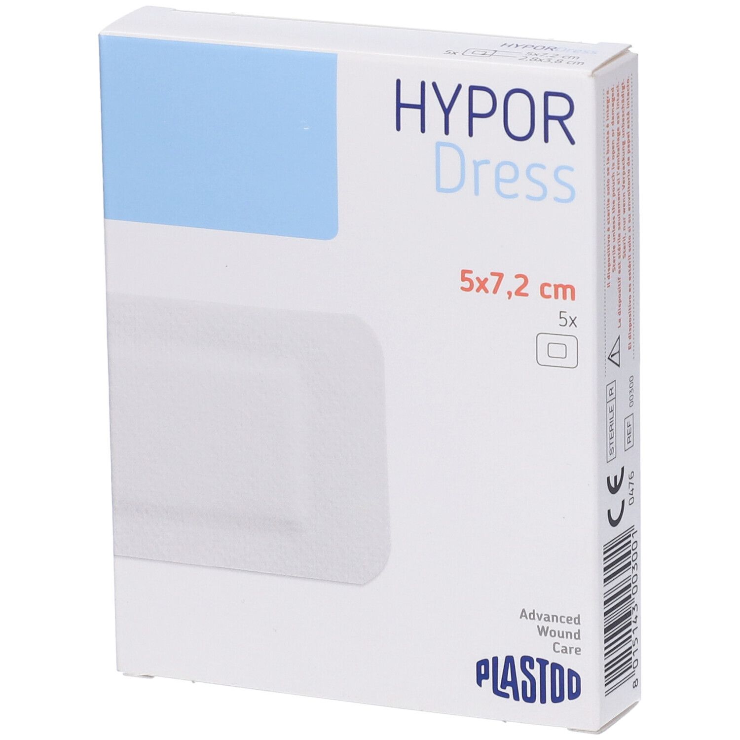 Plastod HYPORDress Medicazione in TNT 5x7,2cm