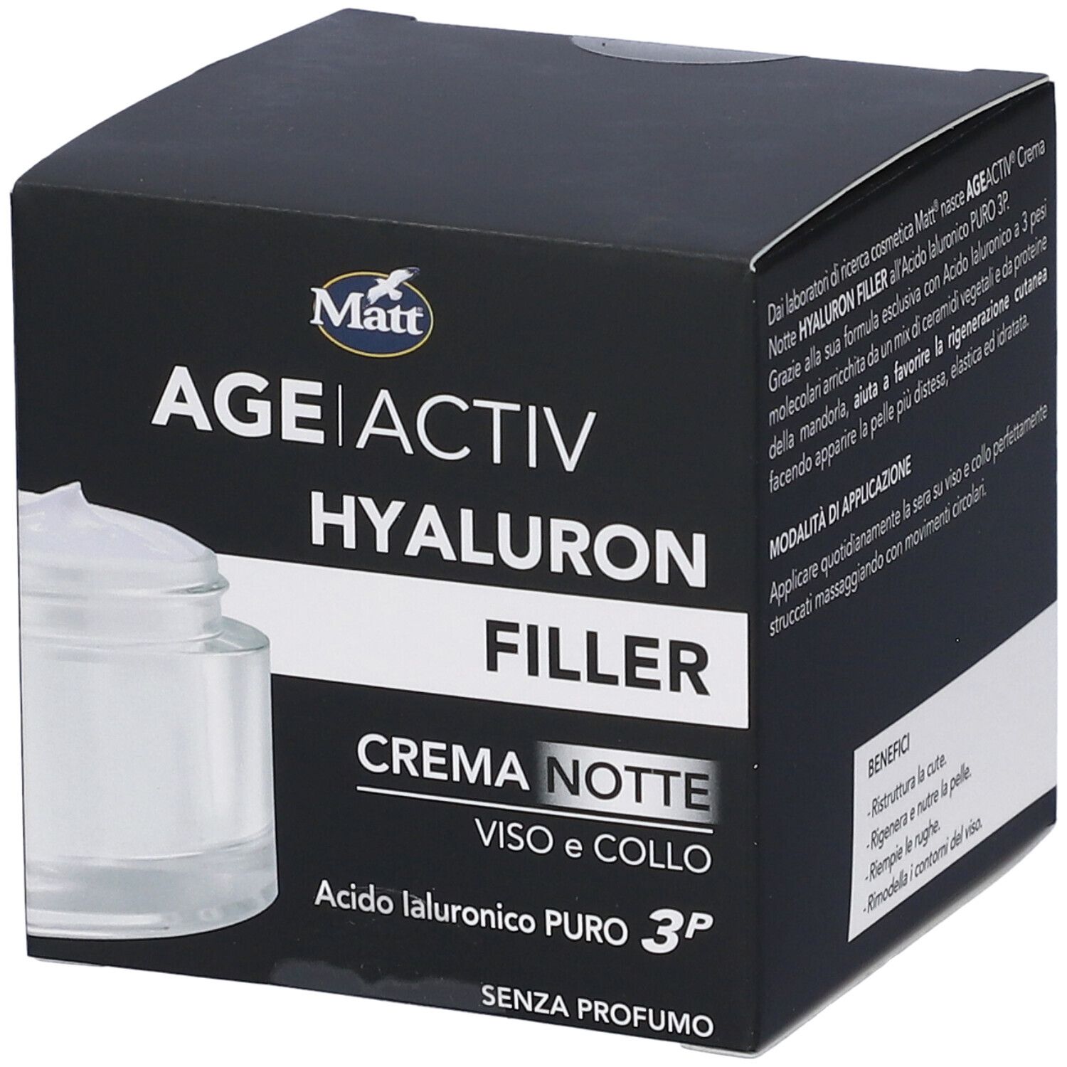 Matt Age Activ Hyaluron Filler Crema Notte - Risparmia il 10% con il codice: aed0726