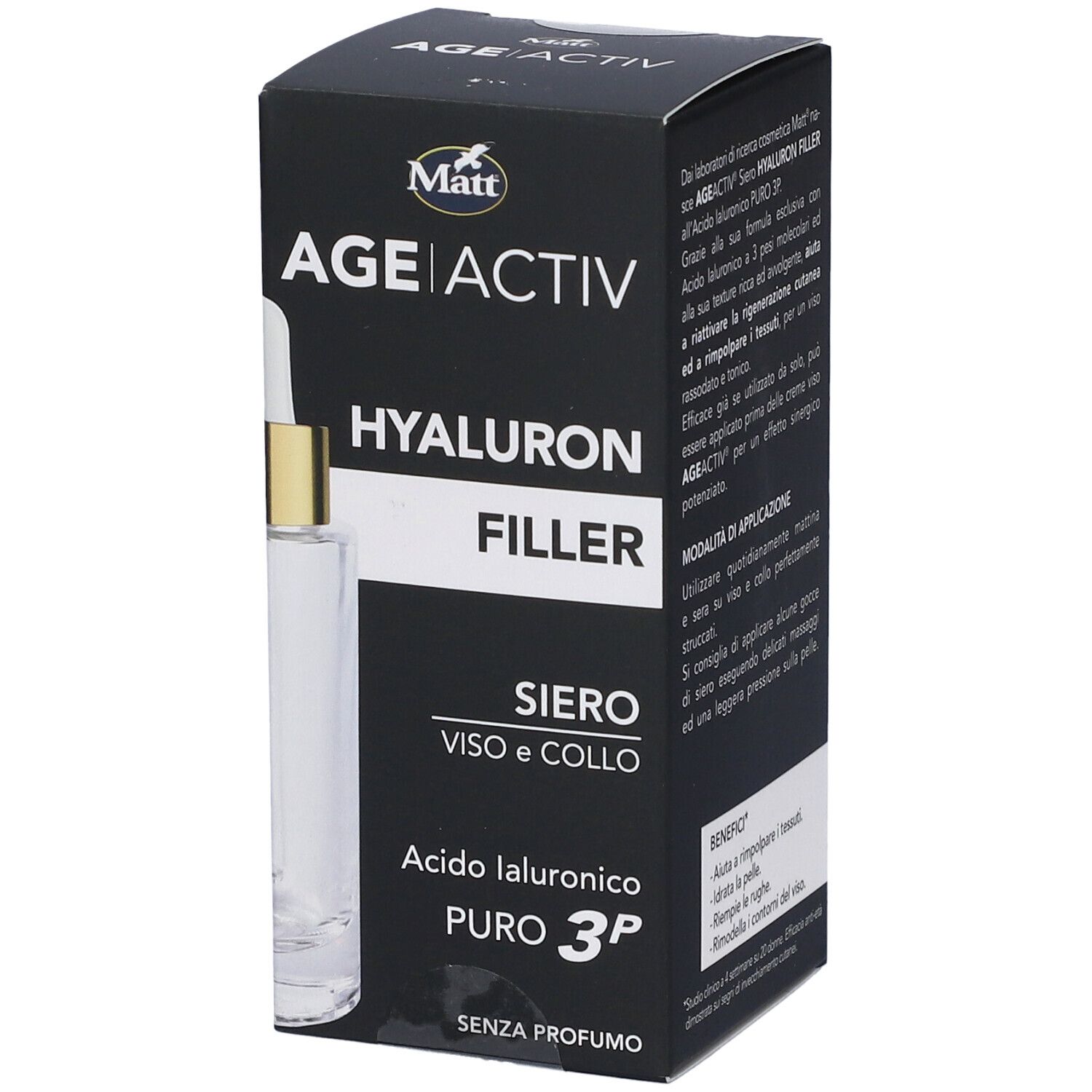 Matt Age Activ Hyaluron Filler Siero Viso - Risparmia il 10% con il codice: aed0726
