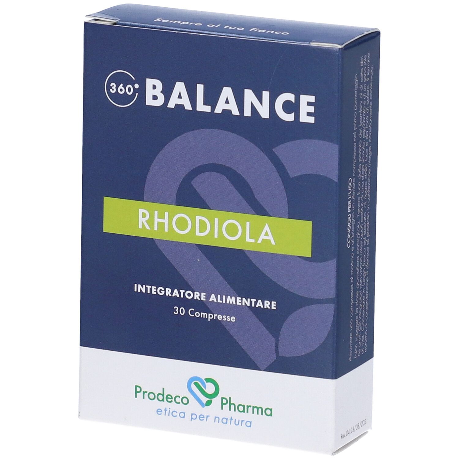 360 Balance Rhodiola 30 Compresse
