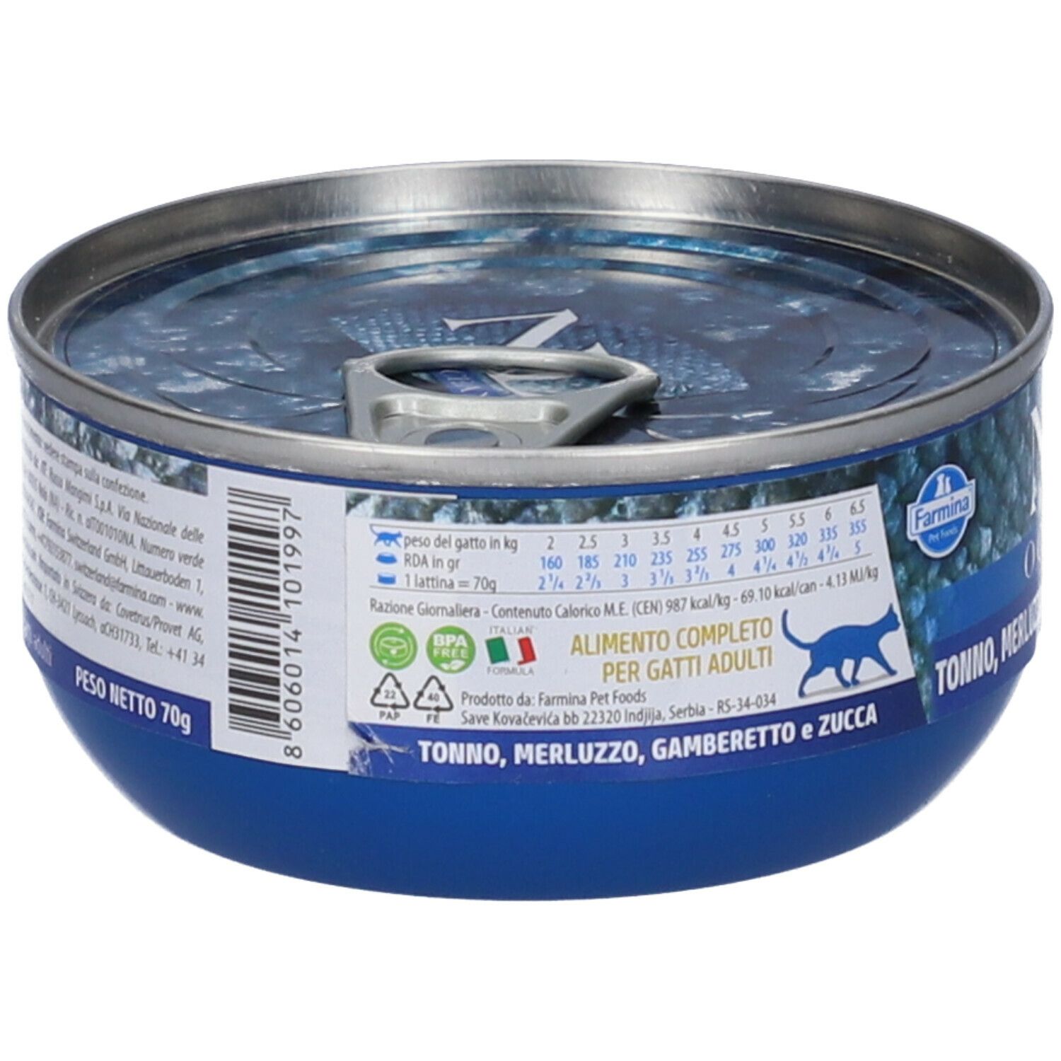 N&d Ocean Feline Tuna, Cod, Shrimp & Pumpkin Adult Wet Food