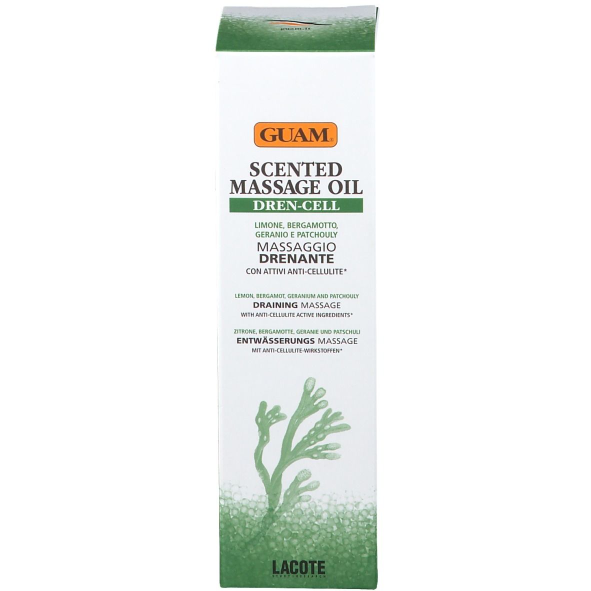 GUAM® Scented Massage Oil Dren-Cell