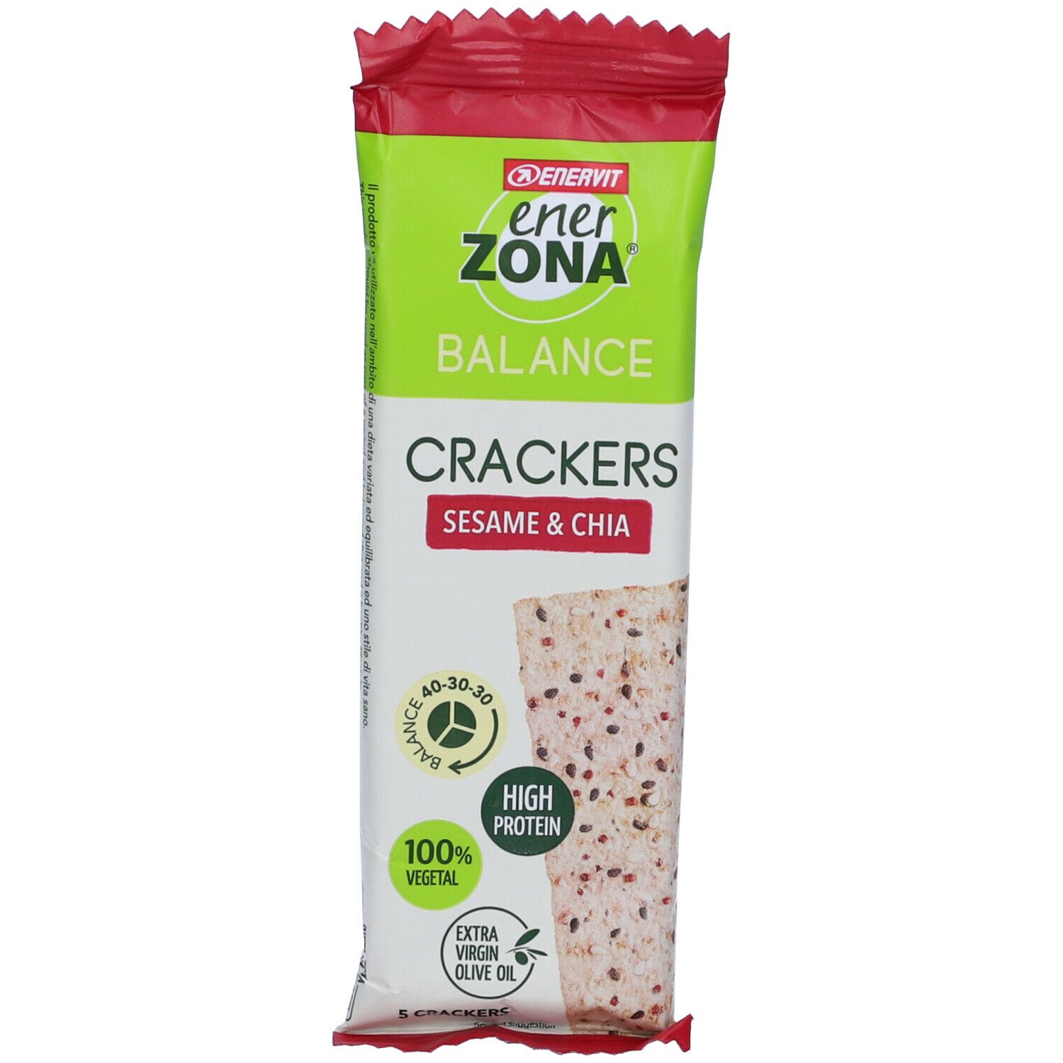 ENERVIT® EnerZONA Crackers Sesame & Chia Monodose