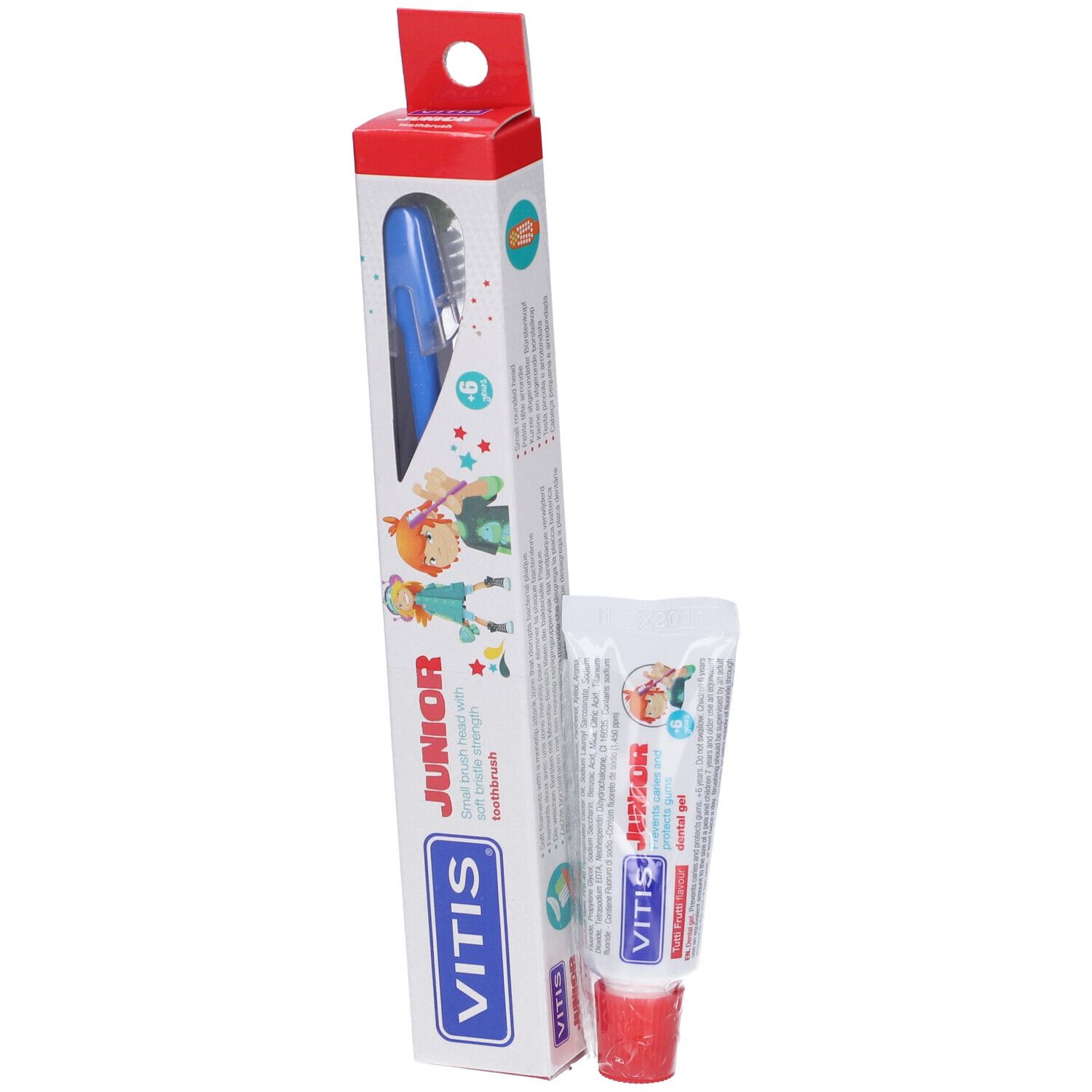 Vitis® Junior Spazzolino + Dentifricio da 15 ml