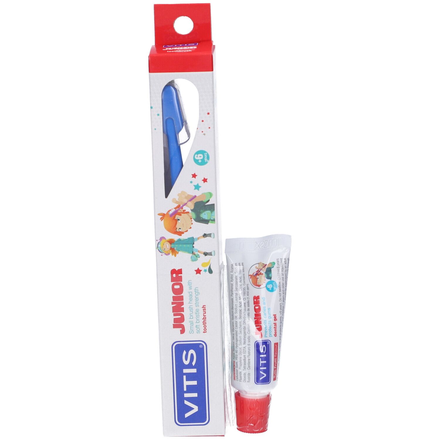 Vitis® Junior Spazzolino + Dentifricio da 15 ml