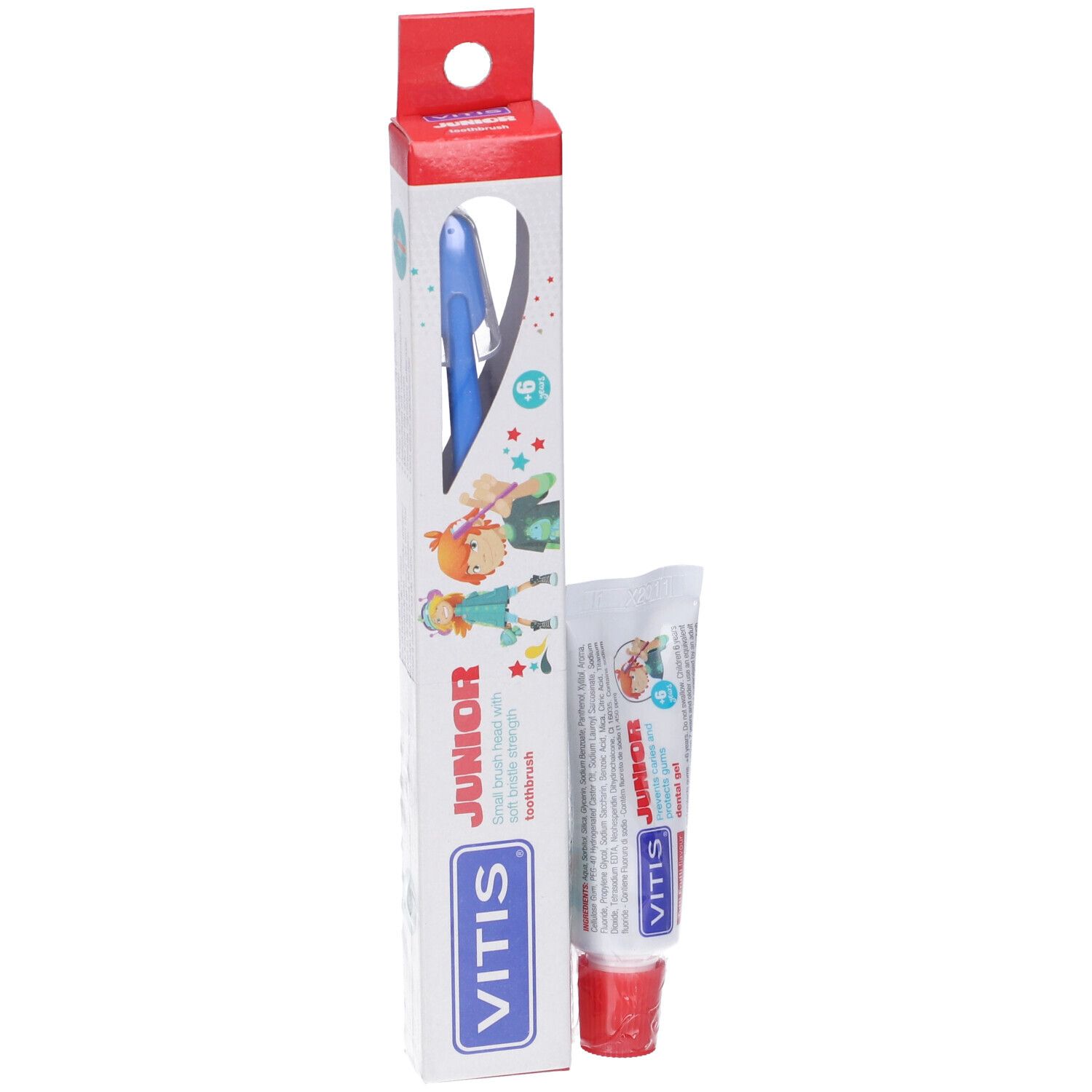 Vitis® Junior Spazzolino + Dentifricio da 15 ml